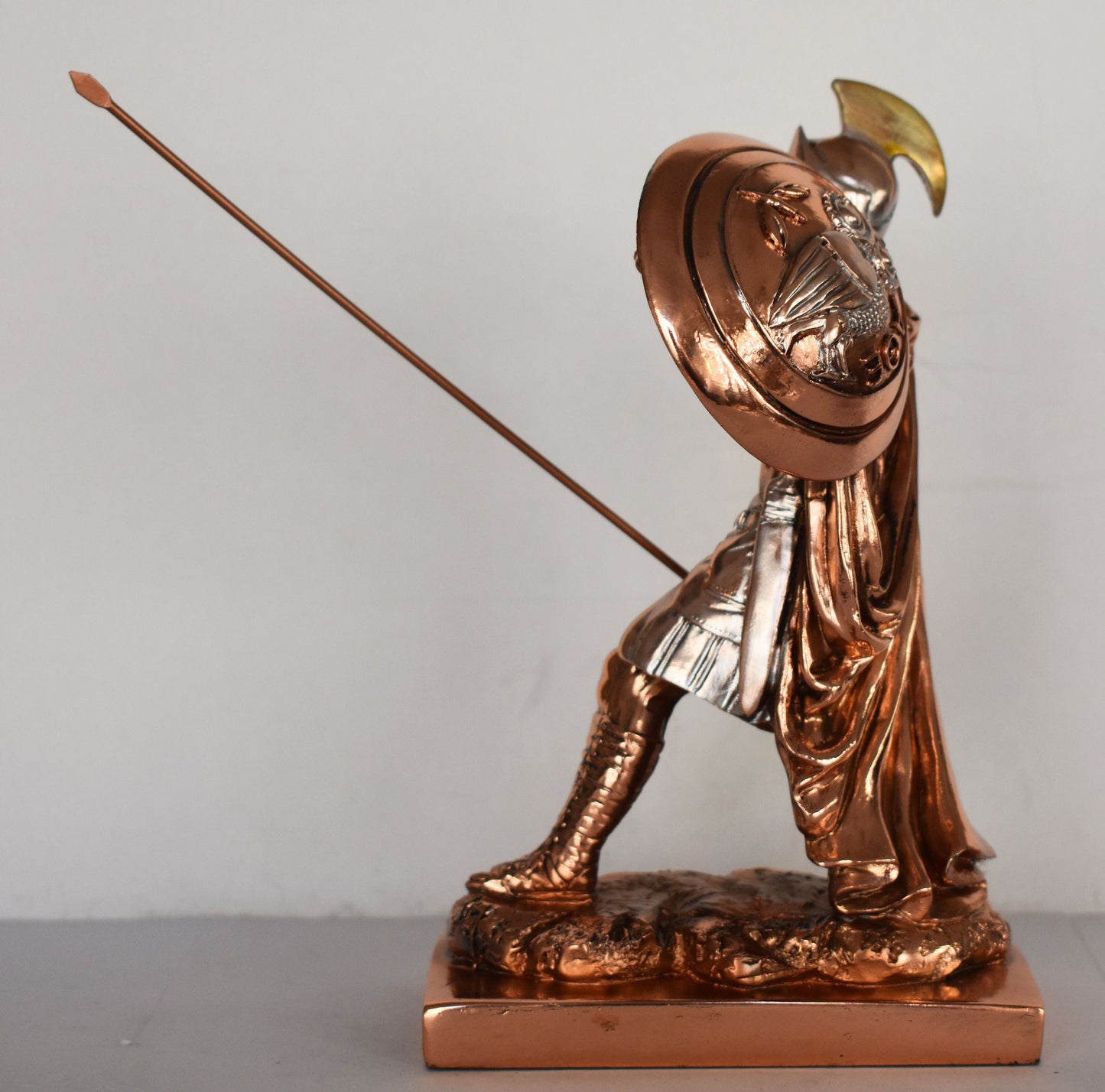 Themistocles - Athenian Statesman and General - Creator of Athenian Sea Power - Battle of Salamis - 480 BC - Copper Plated Alabaster