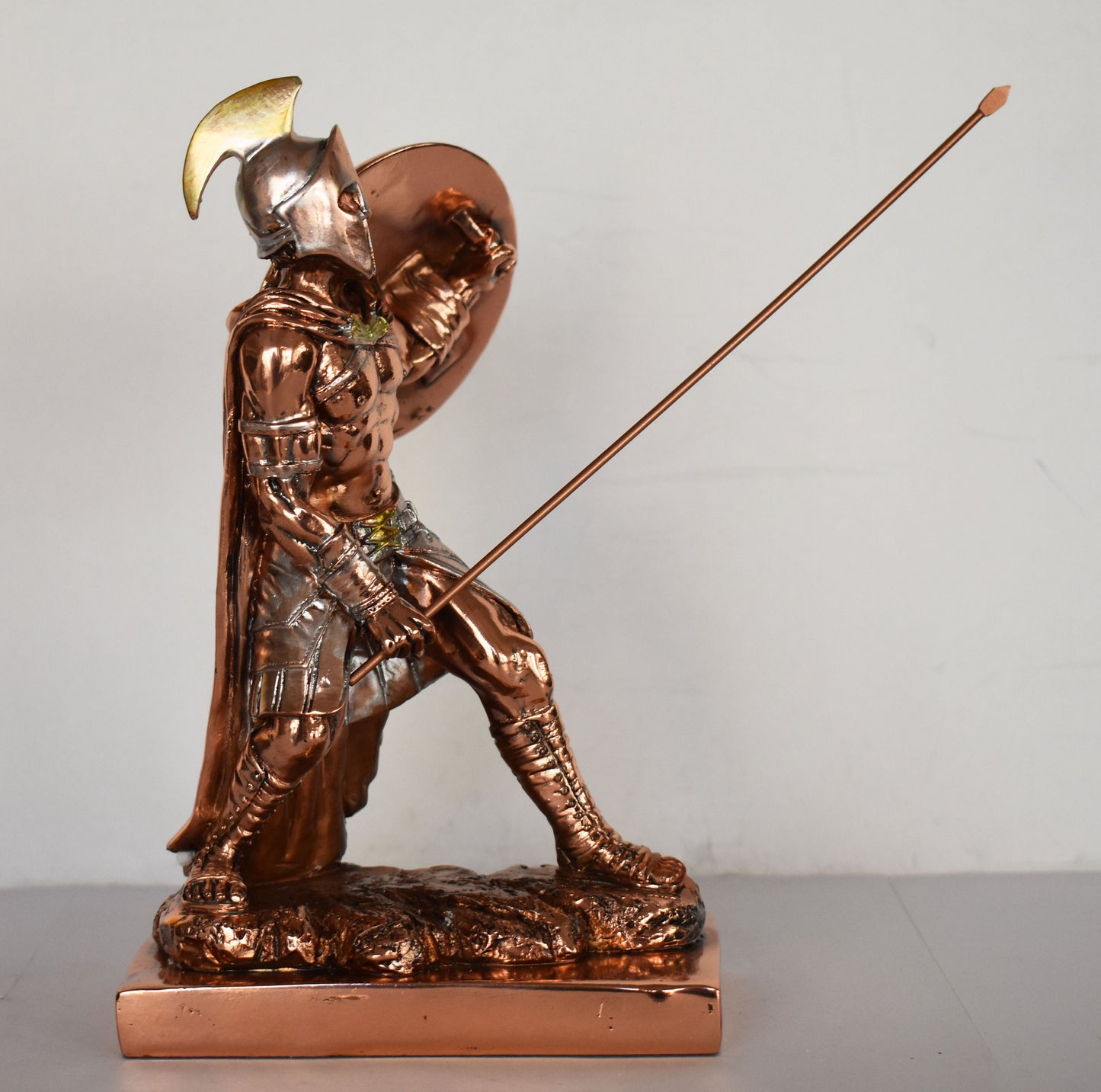 Themistocles - Athenian Statesman and General - Creator of Athenian Sea Power - Battle of Salamis - 480 BC - Copper Plated Alabaster