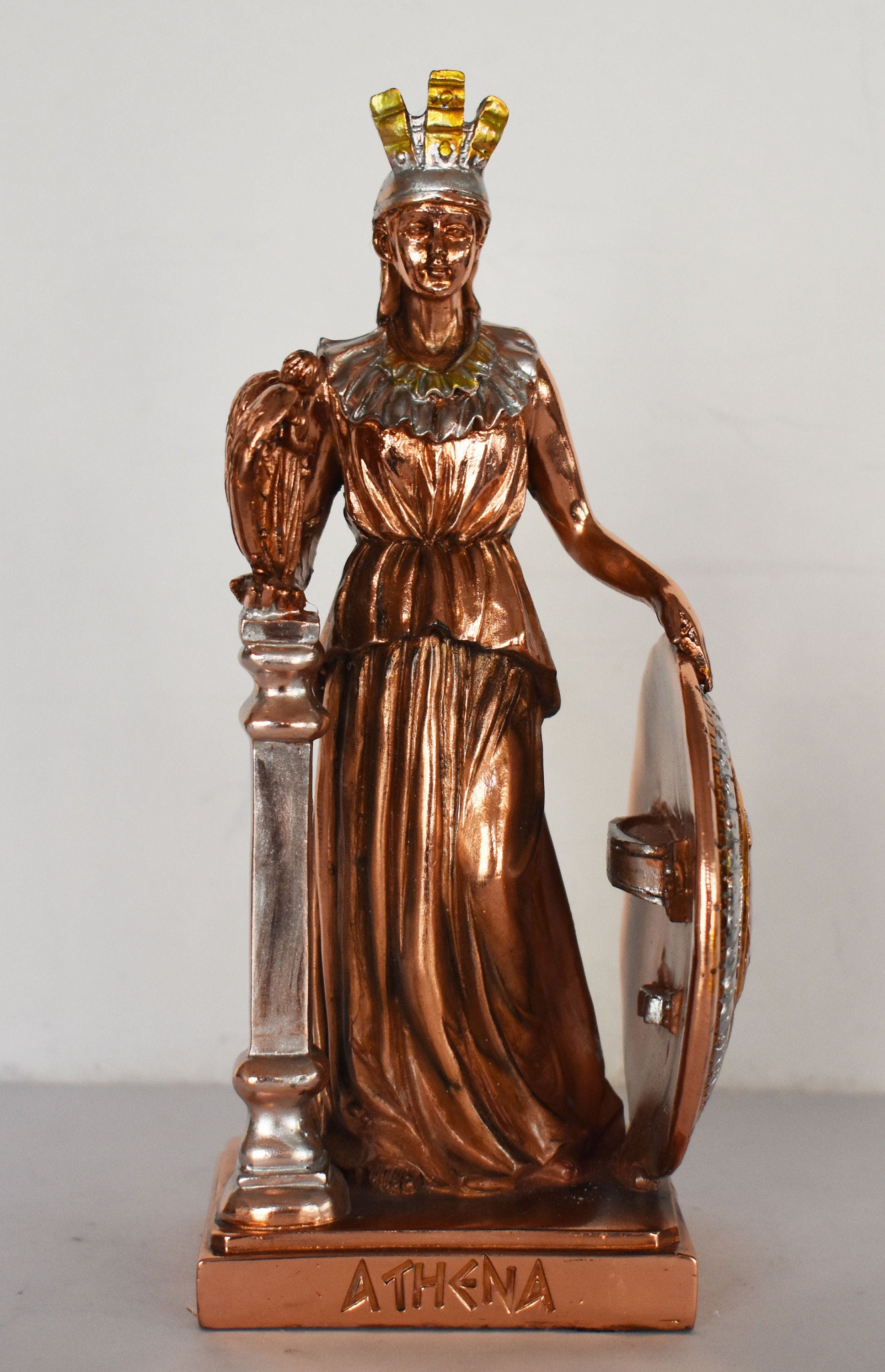 Athena Minerva with Nike Victory Greek Roman goddes of Wisdom