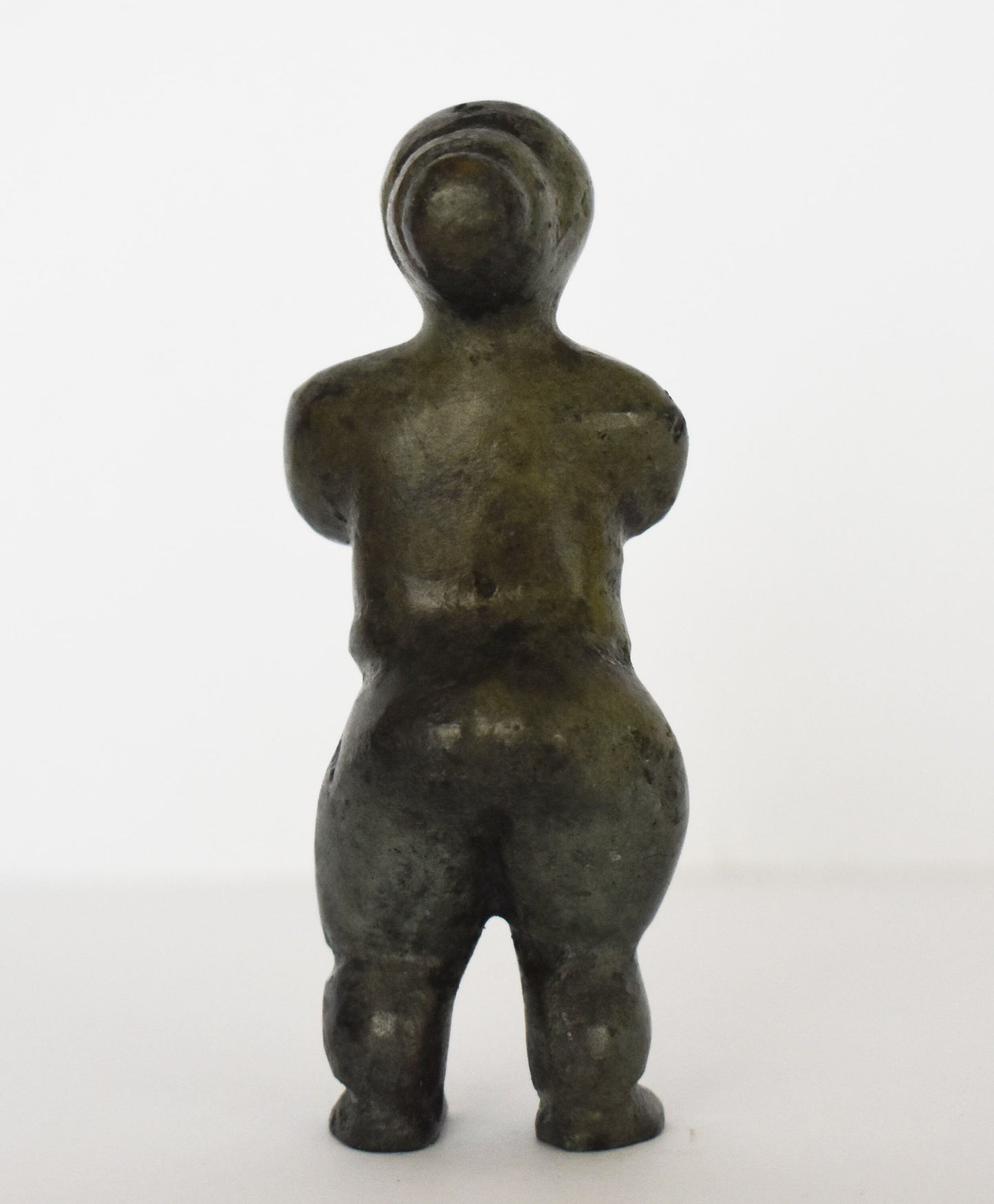Paleolithic Female Figurine - Fertility Statue - Ancient Greek Reproduction - Miniature - pure bronze sculpture