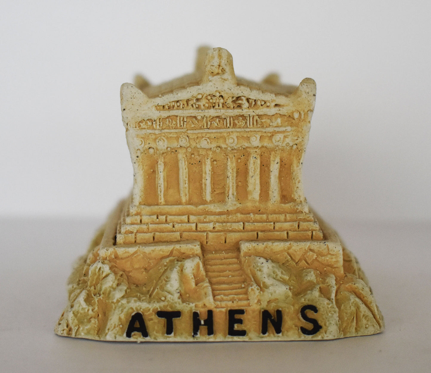 Parthenon Temple - Dedicated by the Athenians to Athena Parthenos, the Patron of their City - Handmade - Casting Stone Statue