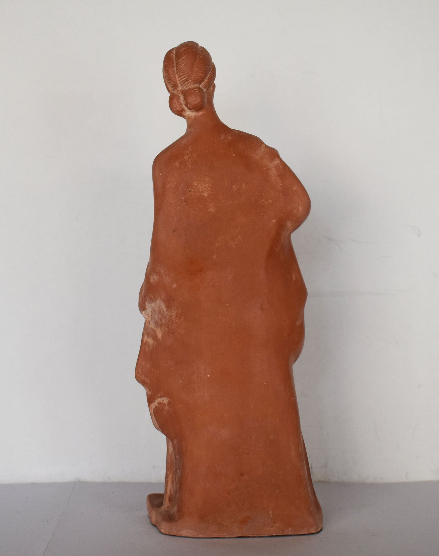 Tanagra Figurine - Votive Offering - Representations of Women and Girls in everyday Life - Museum Reproduction - Ceramic Artifact