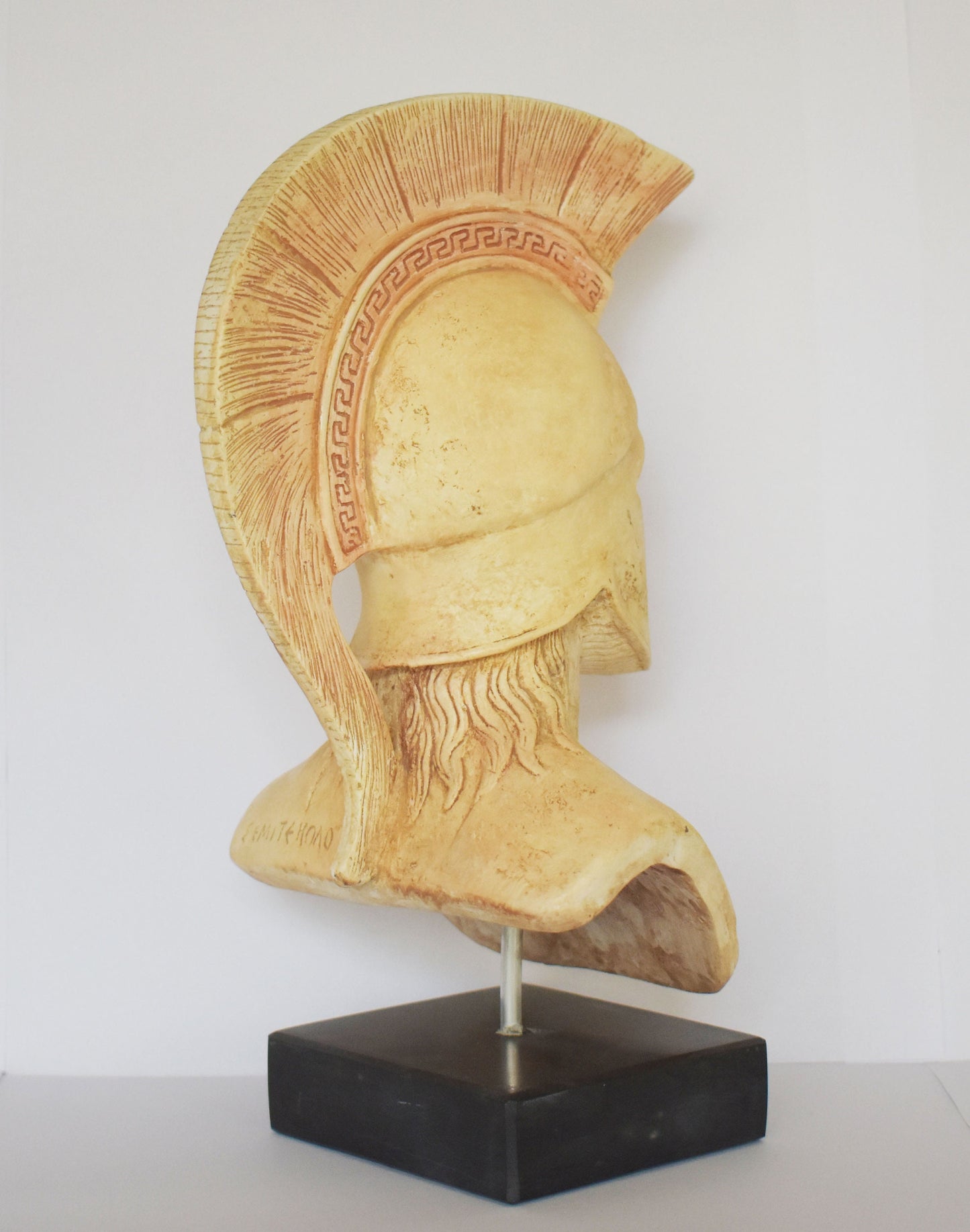 Leonidas - Spartan King - Leader of 300 - Battle of Thermopylae - 480 BC - Marble Base - Head Bust