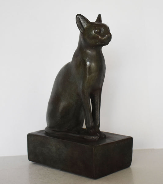Bastet - Egyptian Goddess of the Home, Domesticity, Women's Secrets, Cats, Fertility and Childbirth - Bronze Colour Effect