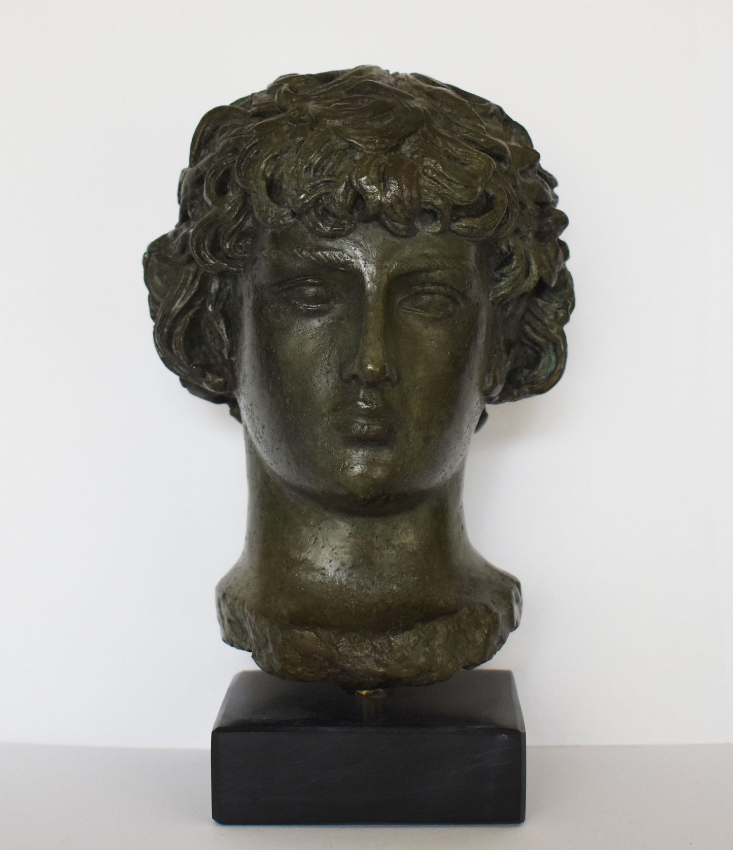Antinous Bust - Antinoos - An Ancient Love Story with Roman Emperor Hadrian over the Centuries - pure bronze sculpture