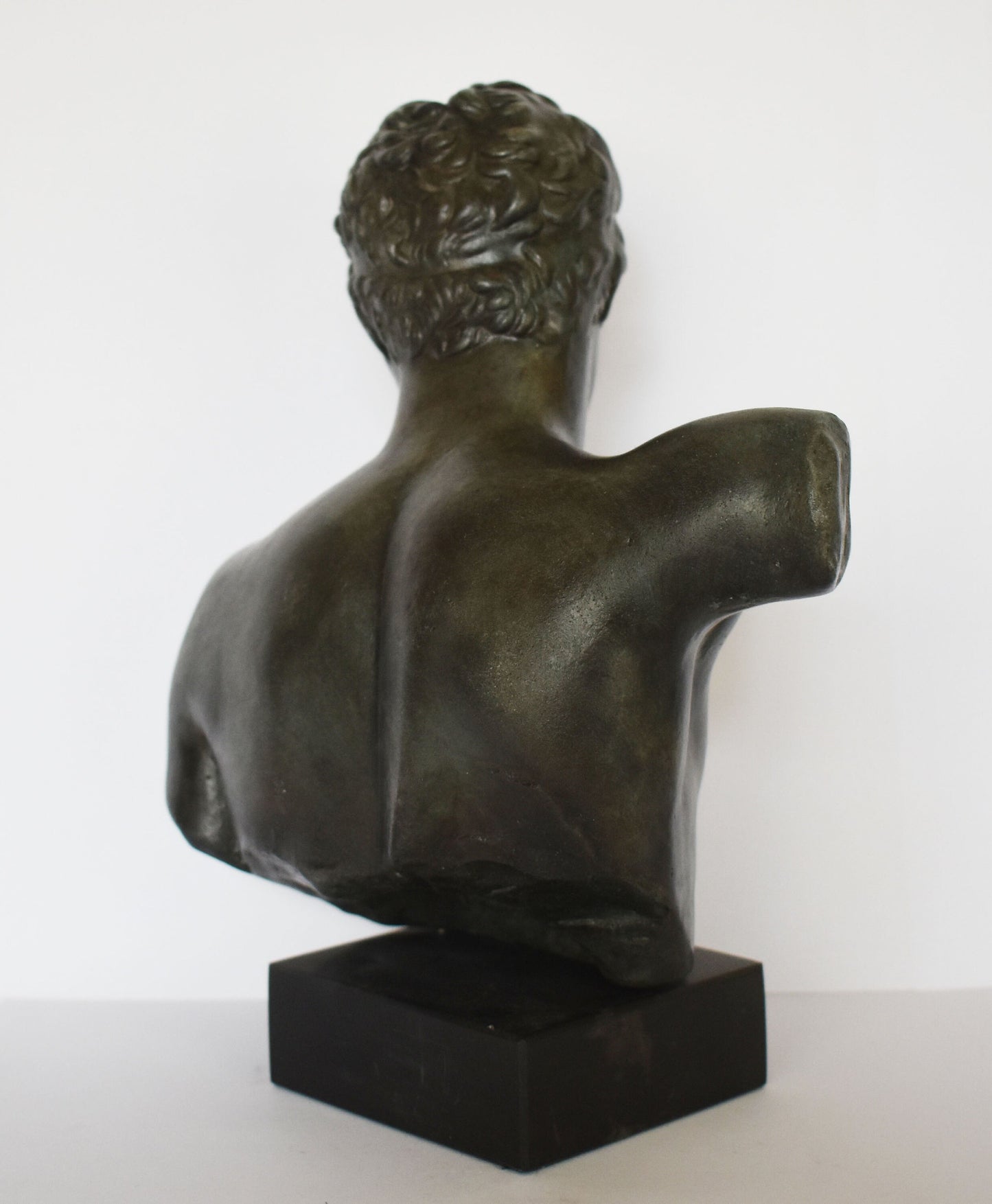 The Marathon Boy or Ephebe of Marathon - National Archaeological Museum of Athens - Reproduction - Head Bust - Bronze Colour Effect