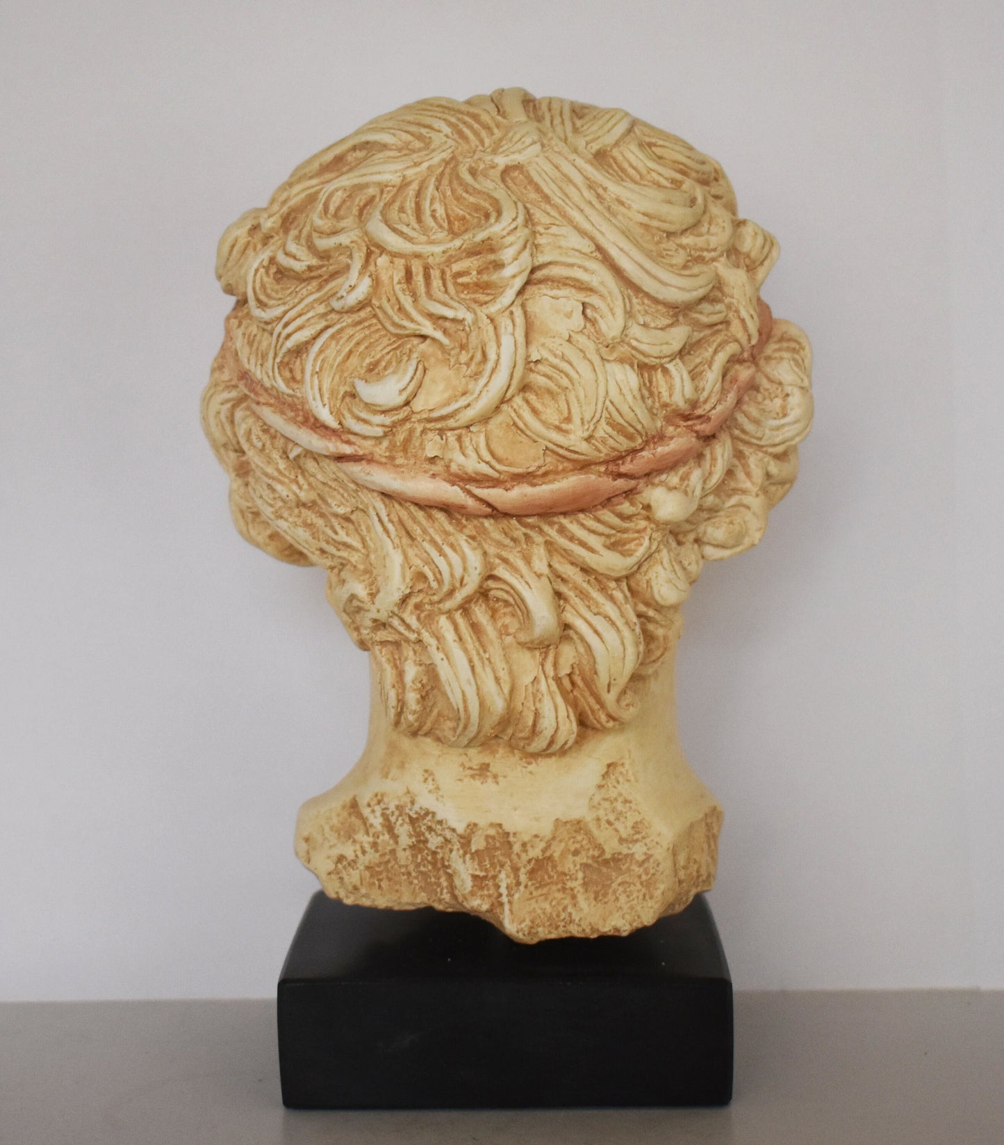 Antinous Antinoos - Greek youth - Ancient Love Story with Roman Emperor Hadrian over the Centuries - Marble Base, Museum Replica - Head Bust