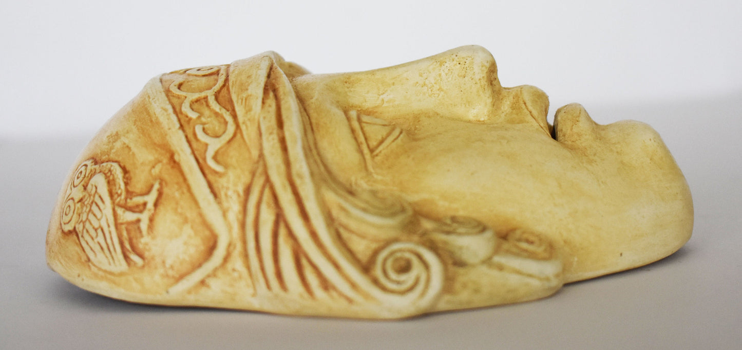 Athena Mask - Greek Goddes of Wisdom, Strength, Strategy, Courage, Inspiration, Arts, Crafts, and Skill- Small - Wall Decoration