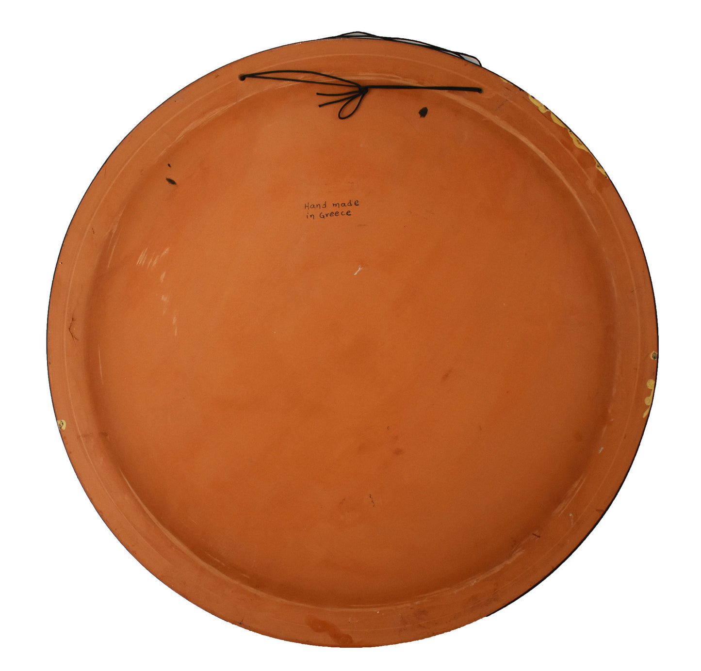 Leda and the Swan - Spartan Queen - Zeus Mistress - Helen - Classic Period, 500 BC - Ceramic plate in the shape of a Shield - Handmade