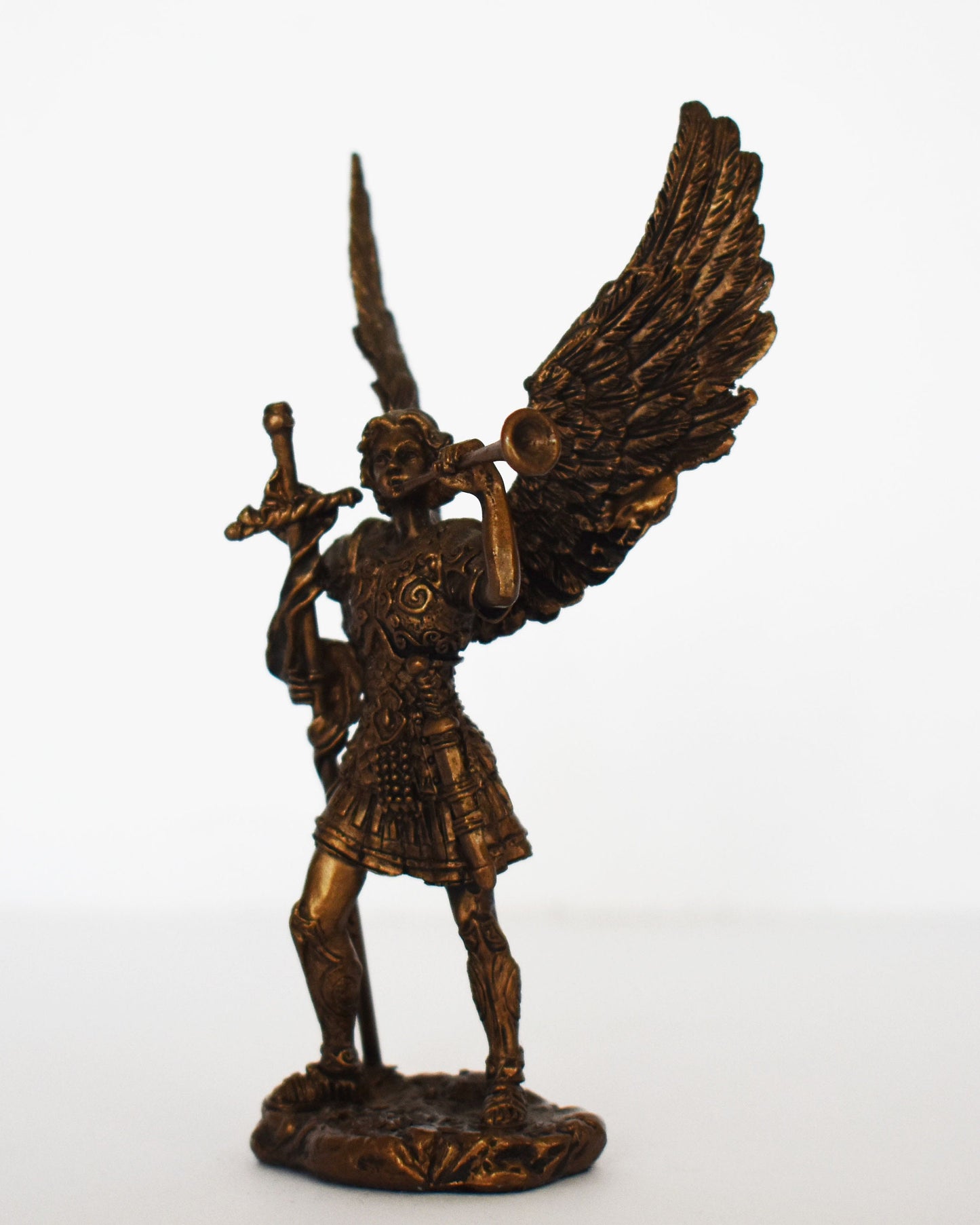 Gabriel - Archangel, Angel of Revelation - Abrahamic Religions - Heavenly Messenger - Mini - Cold Cast Bronze Resin