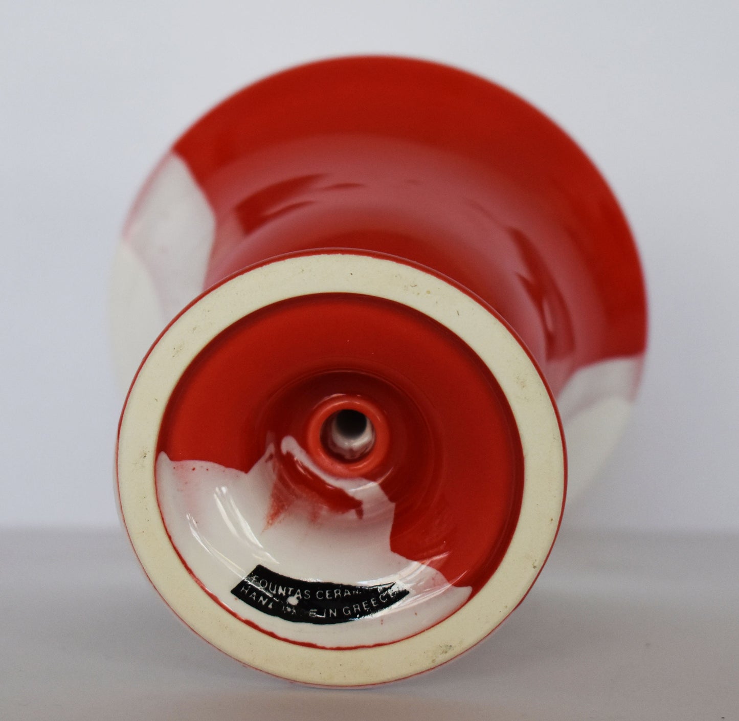 Pythagoras Cup - Fair Cup, Cup of Justice - Parthenon - Temple of Goddess Athena - Ceramic - Handmade in Greece