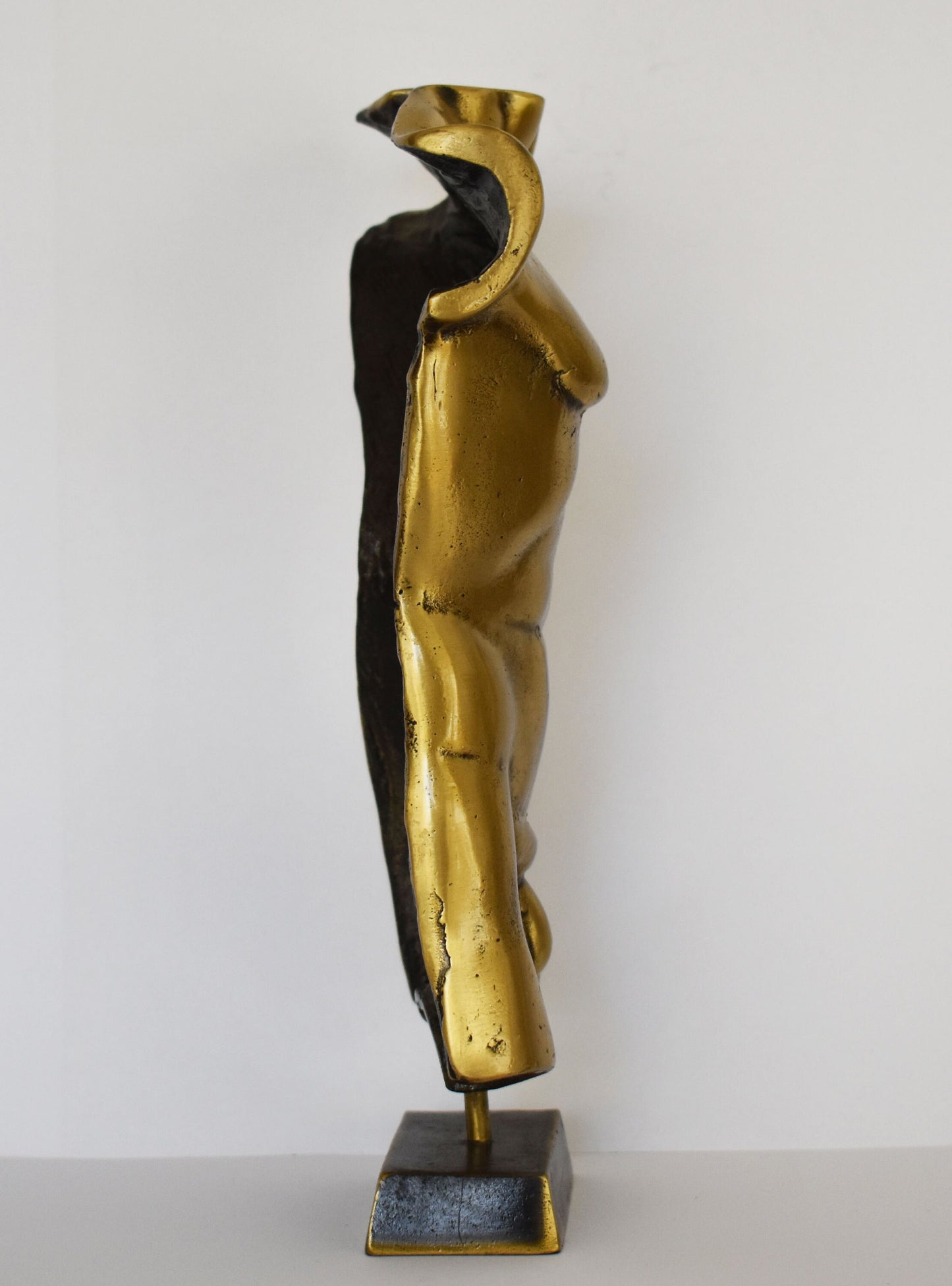 Naked Male Headless Body - Erotic Art - Sexy Pose - Beautiful Man - Hot Body - Desire and Love - Perfection - Modern - pure bronze statue