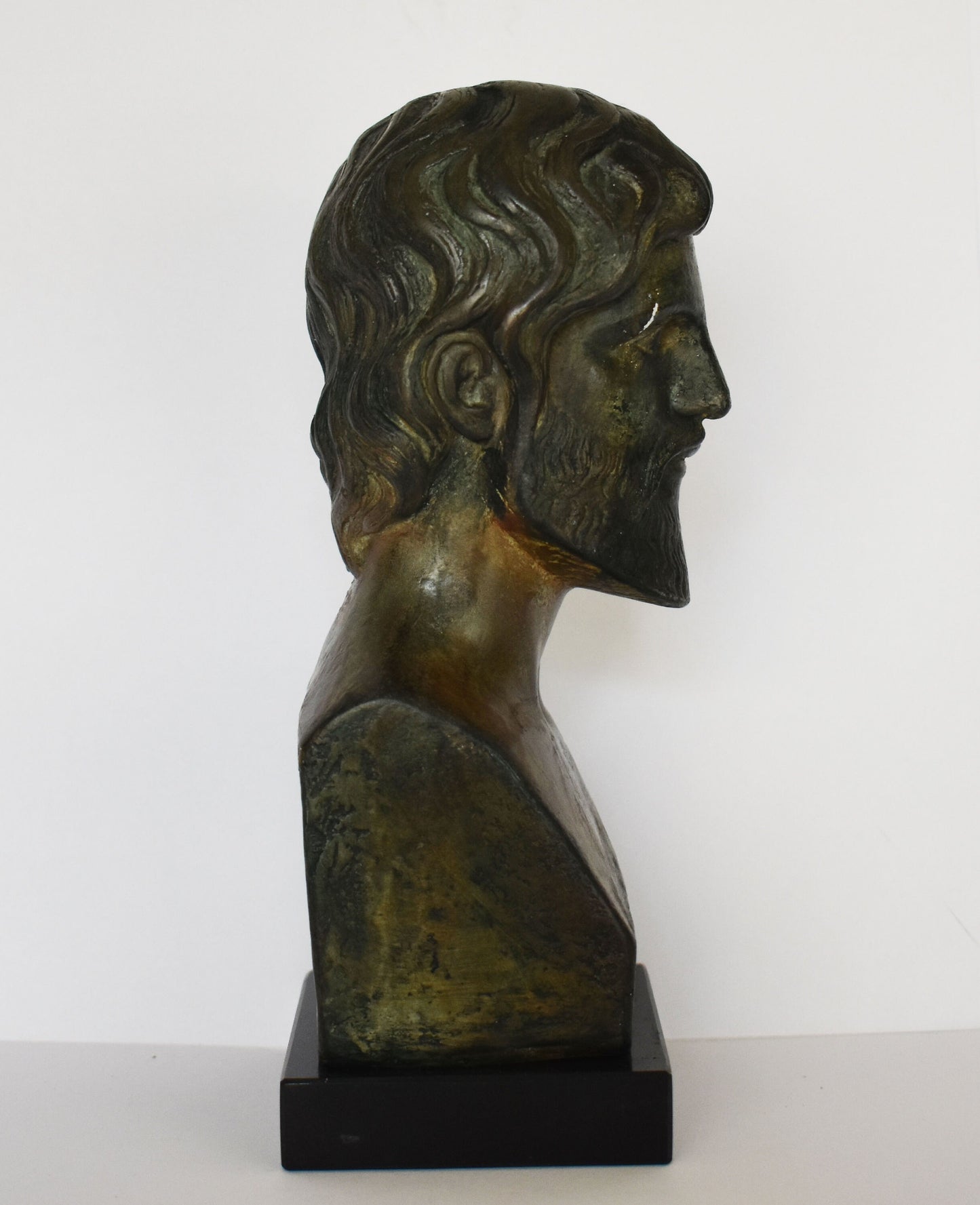 Democritus - 460-370 BC - Ancient Greek Philosopher - The Atomic Theory of the Universe - Replica - Bronze Colour Effect - Head Bust