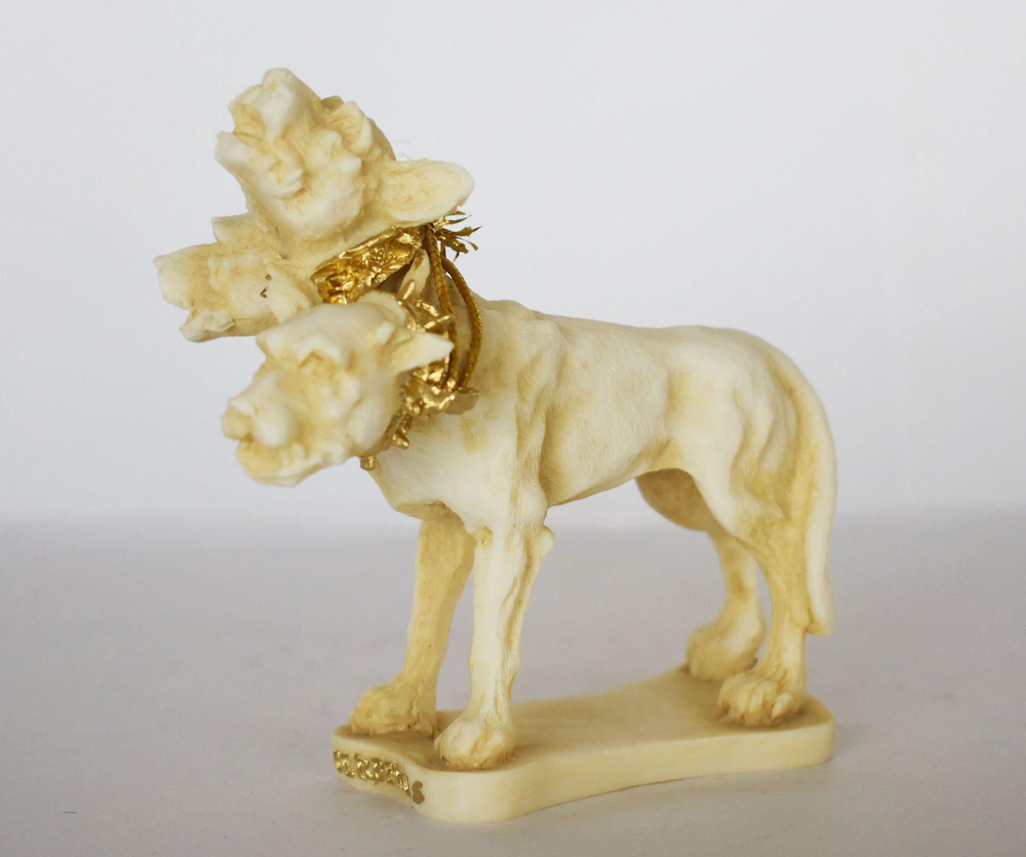 Cerberus - Three-Headed Hound of Hades, Keeper of The Underworld - Alabaster Statue