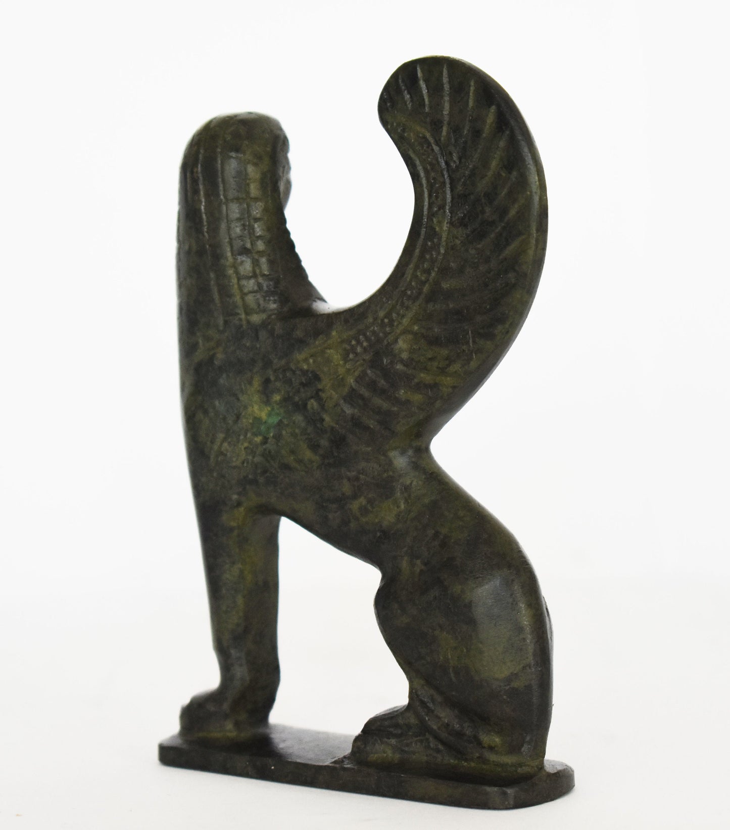 Sphinx - Guardian of Sacred Places, Symbol of Mystery - Composition of the Mortal and the Immortal - Oedipus tragedy - pure bronze statue