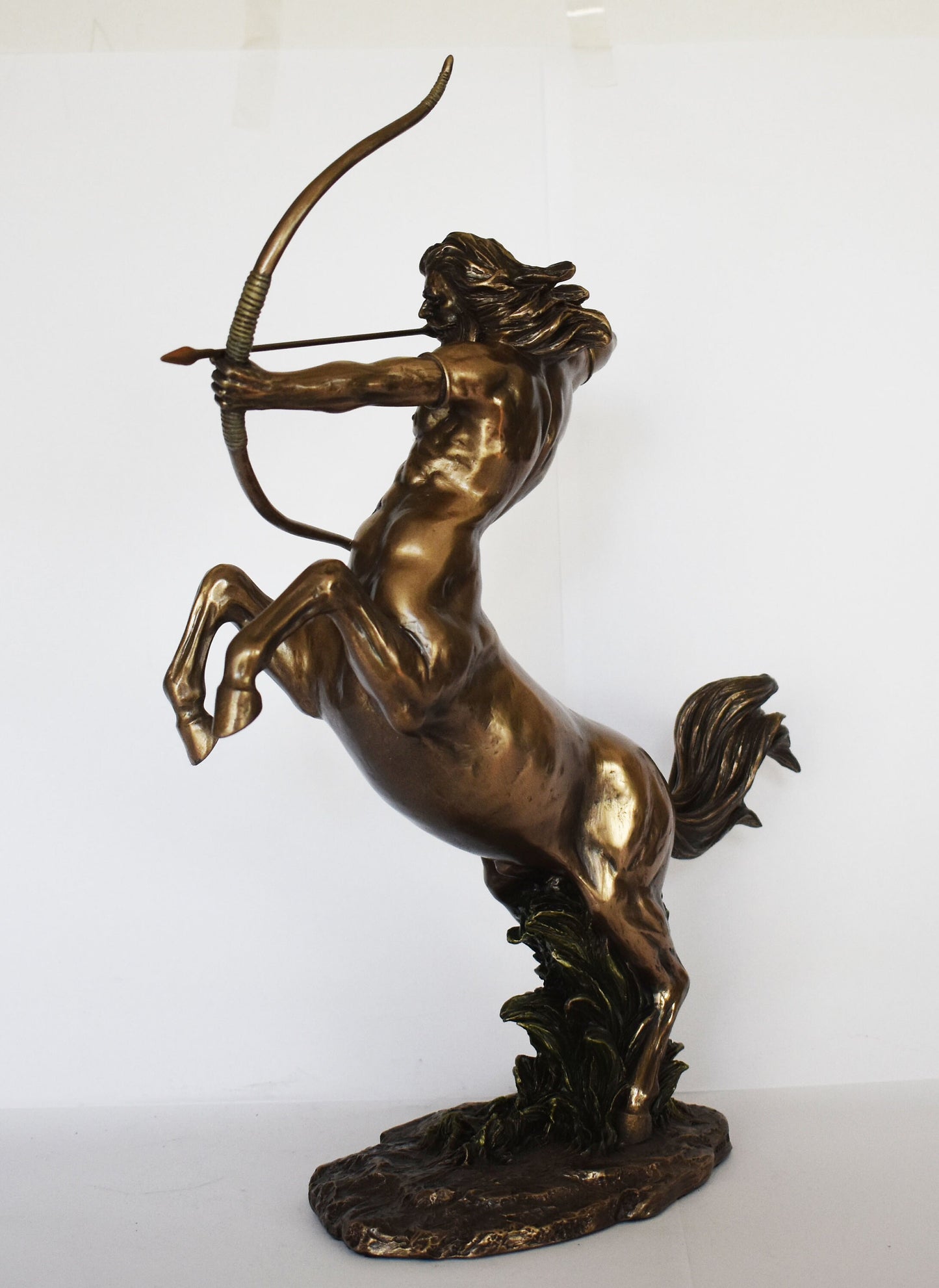 Centaur - Hybrid Creature - Half-Man, Half-Horse - Life in Tribes - Homes in Caves - Hunting Wild Animals - Cold Cast Bronze Resin