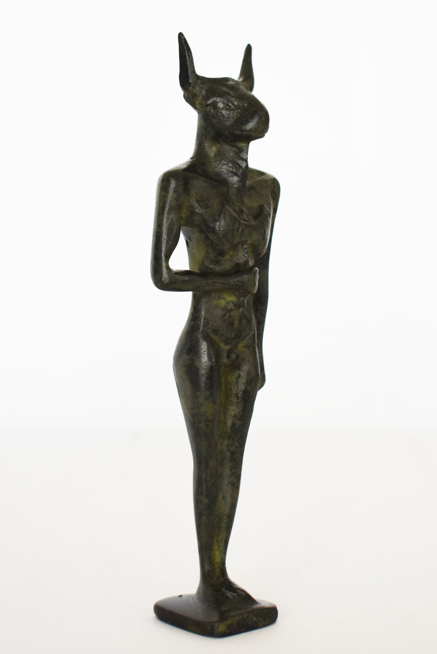 Minotaur - Mythical Creature - Minoan Period, Palace of Knossos, Crete - Small - pure Bronze Sculpture