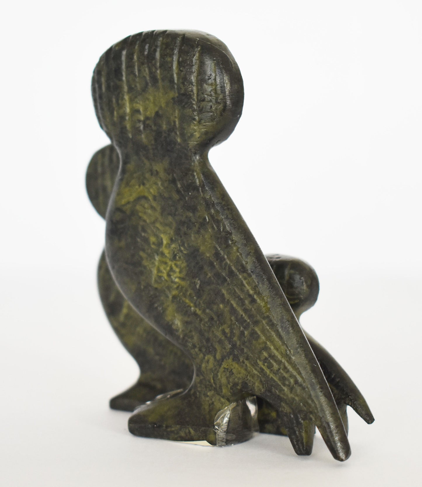 Set of three Owls - Wisdom and Intelligence - Symbol of Goddess Athena Minerva - Ancient Greece - pure bronze statue