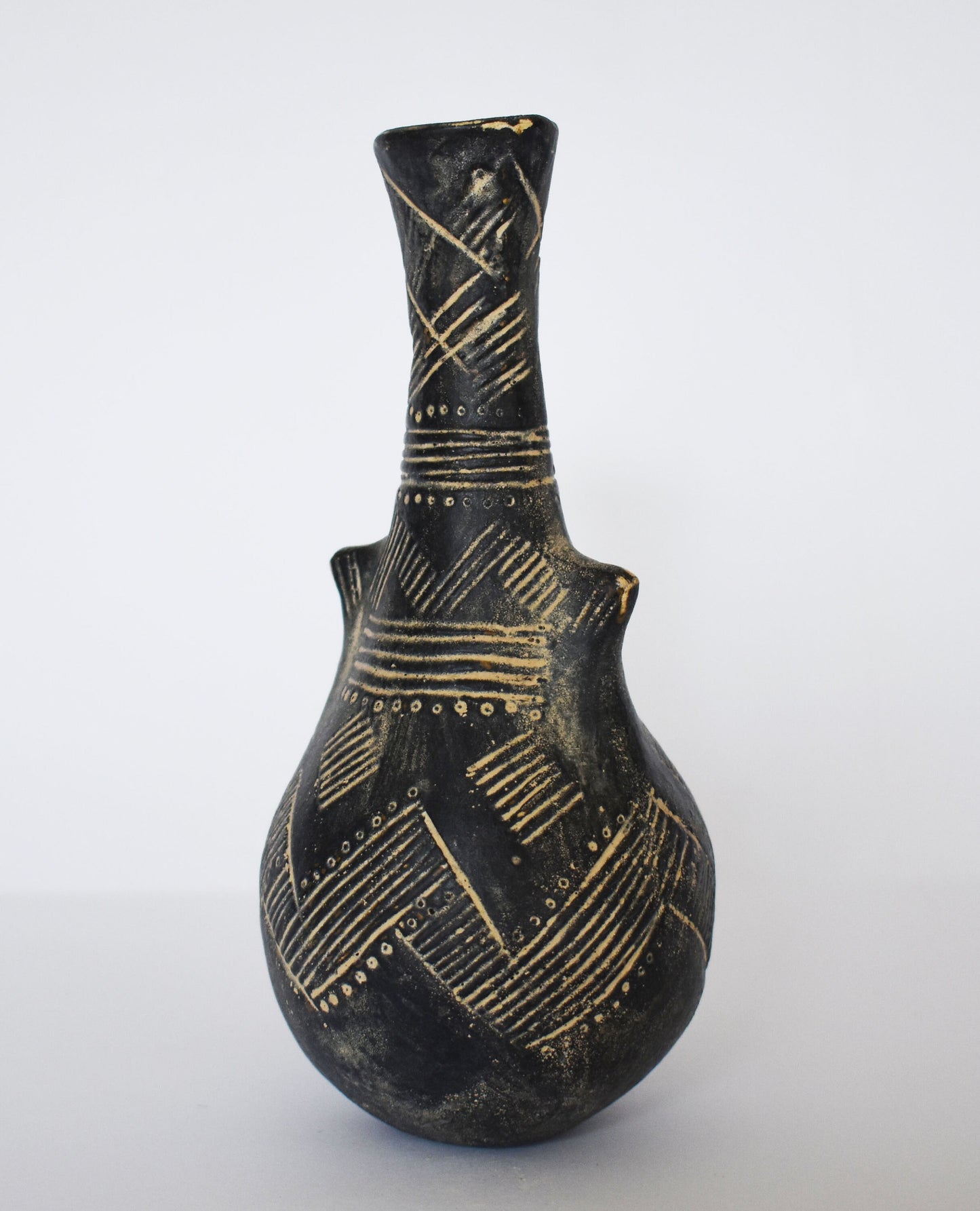 Long Neck Vessel - Cypriot - 1800 BC - Museum Reproduction - Ceramic Artifact