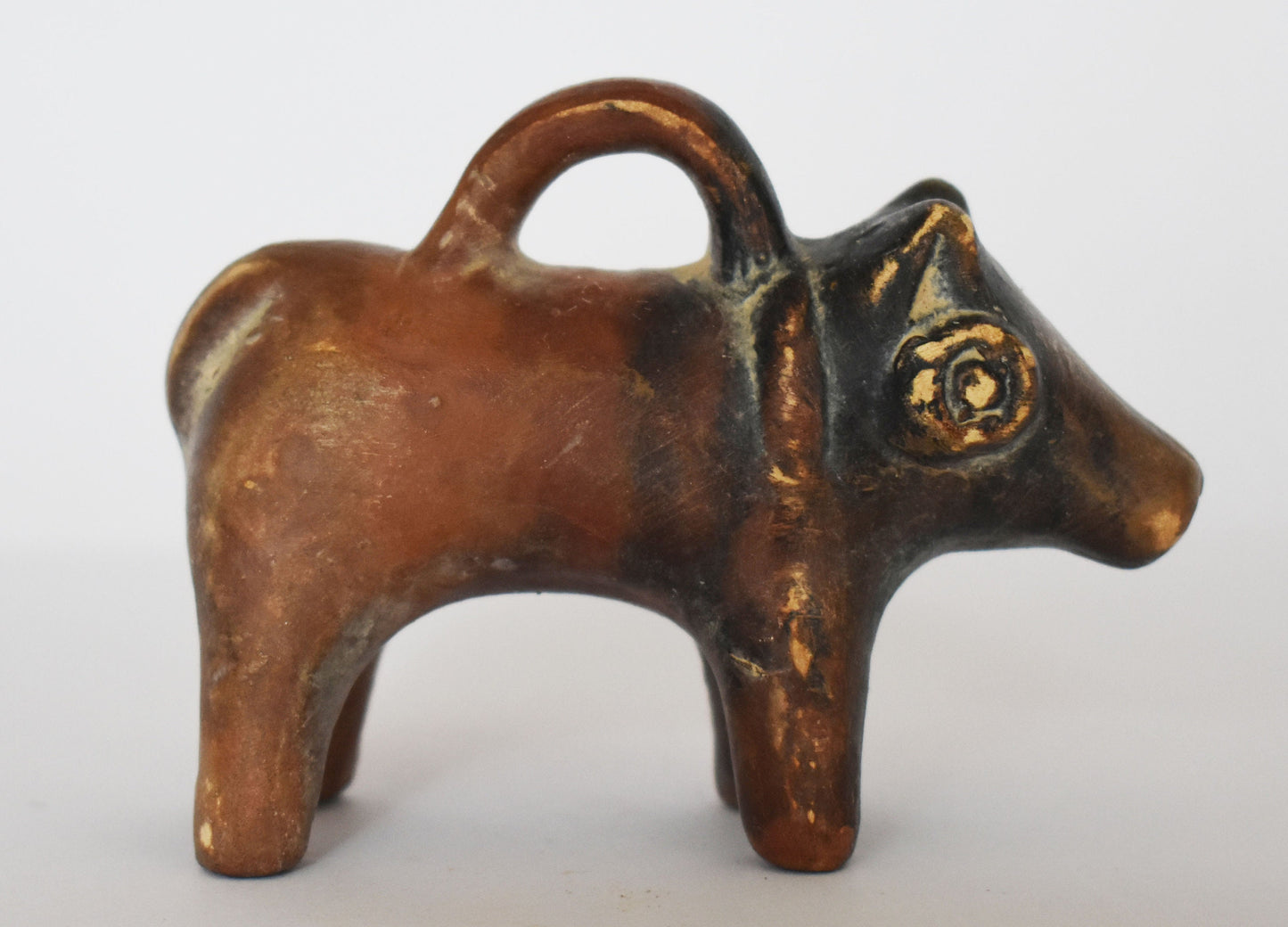 Idol of a Pig - Mycenae - 1100 BC - Symbol of Abundance, Courage, Generosity - Miniature - Museum Reproduction - Ceramic Artifact