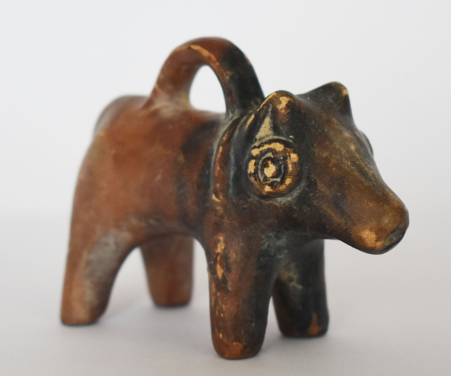 Idol of a Pig - Mycenae - 1100 BC - Symbol of Abundance, Courage, Generosity - Miniature - Museum Reproduction - Ceramic Artifact