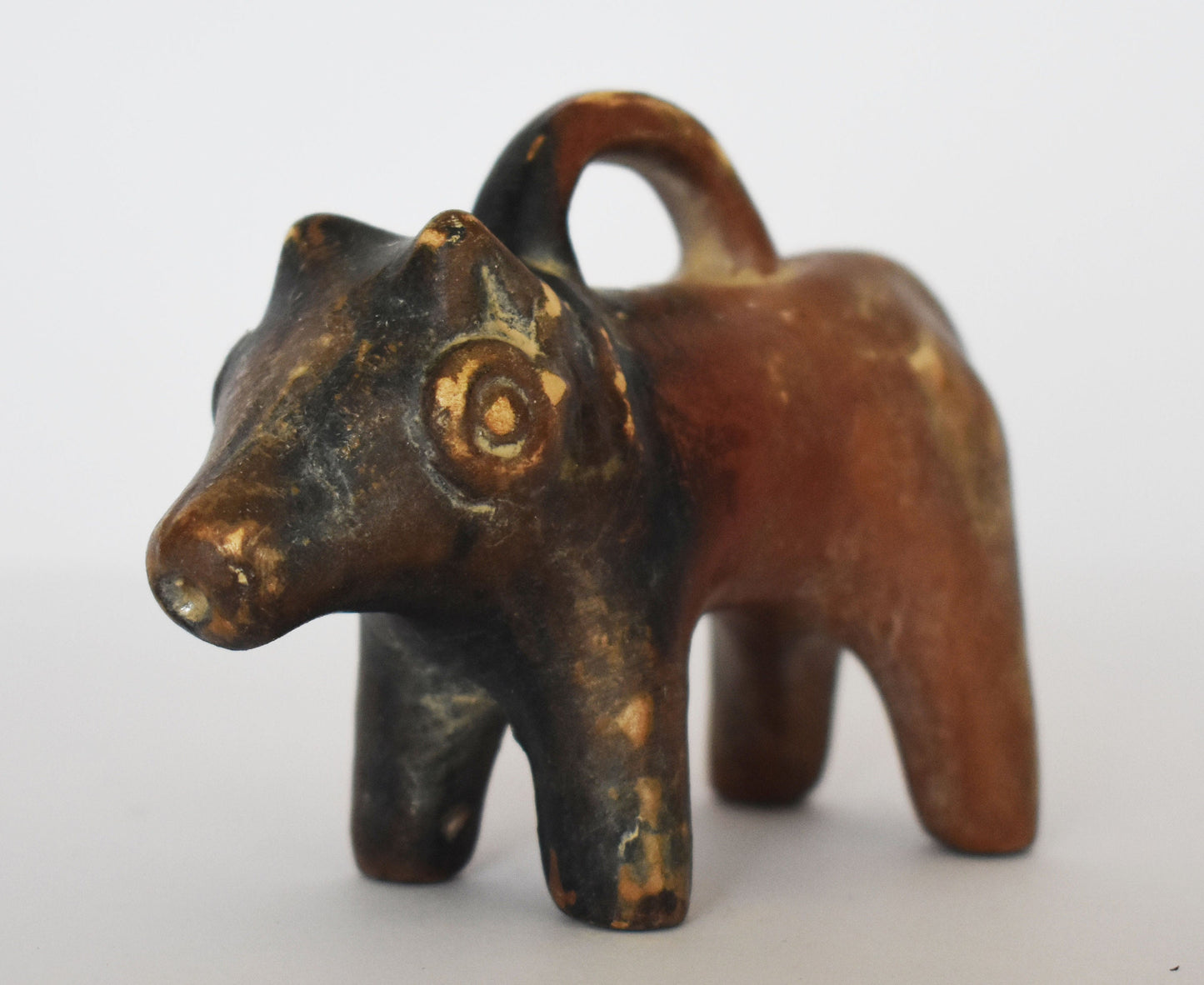 Idol of a Pig -  Mycenae - 1100 BC - Symbol of Abundance, Courage, Generosity - Miniature - Museum Reproduction - Ceramic Artifact