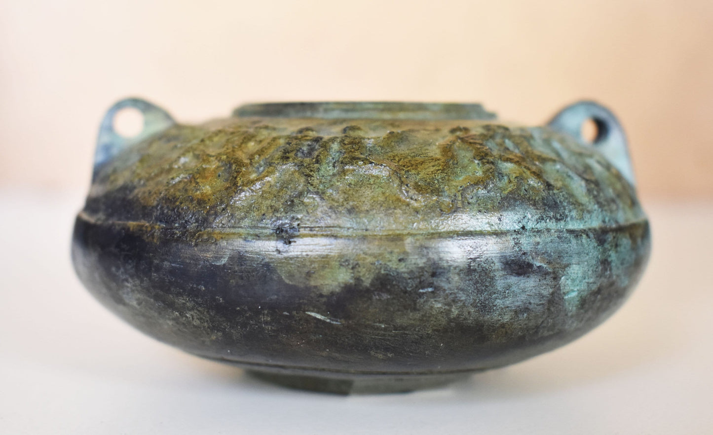 Ancient Greek Vessel - Small Size - Museum Replica - pure Bronze Sculpture