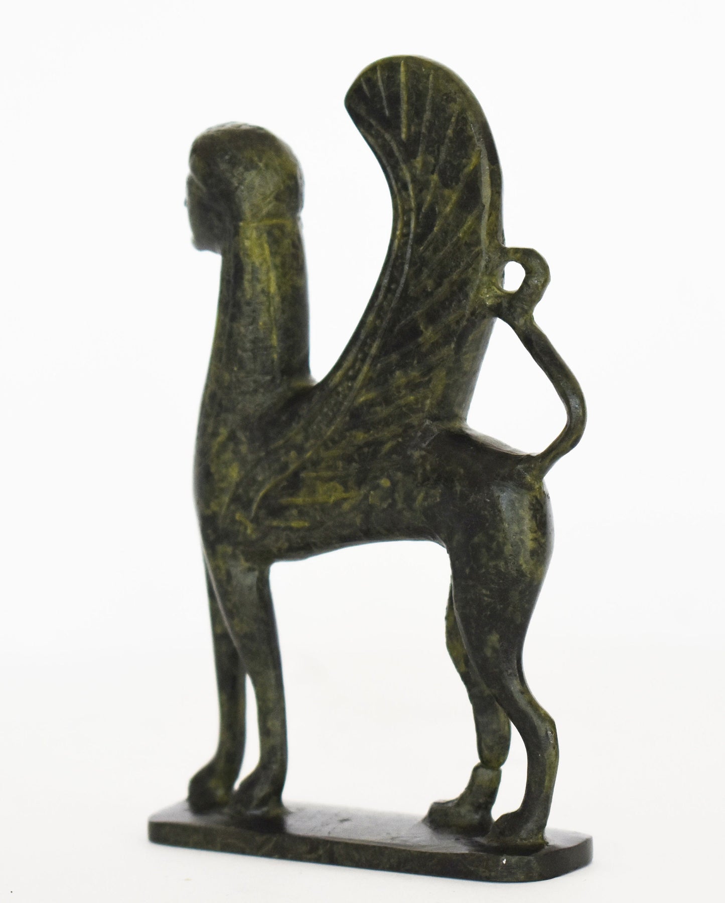 Sphinx - Guardian of Sacred Places, Symbol of Mystery - Composition of the Mortal and the Immortal - Mythology - pure bronze statue