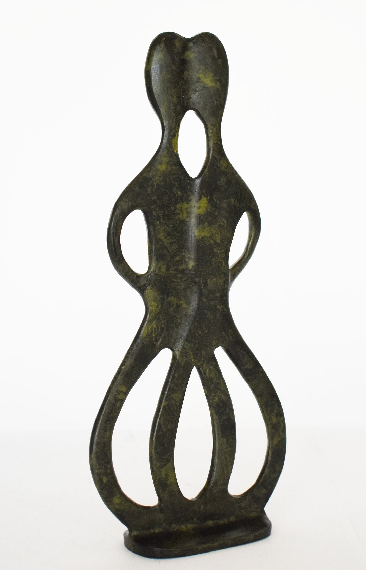 Cycladic Couple - Embrace each other - Inloved - Devotion - pure bronze statue