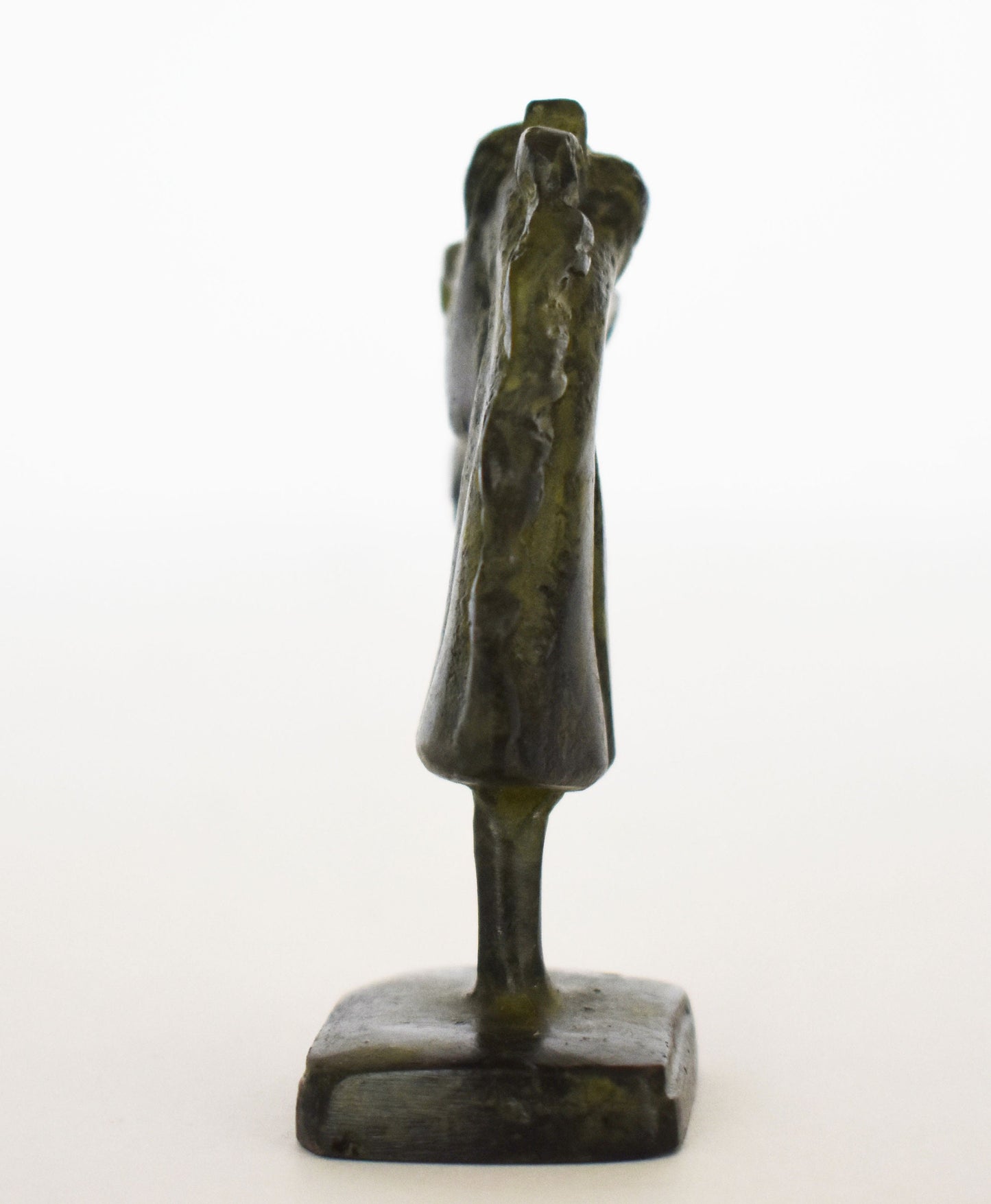 Ancient Greek Horse head - Athens, Attica - pure Bronze Sculpture - Small - Symbol of Wealth and Prosperity