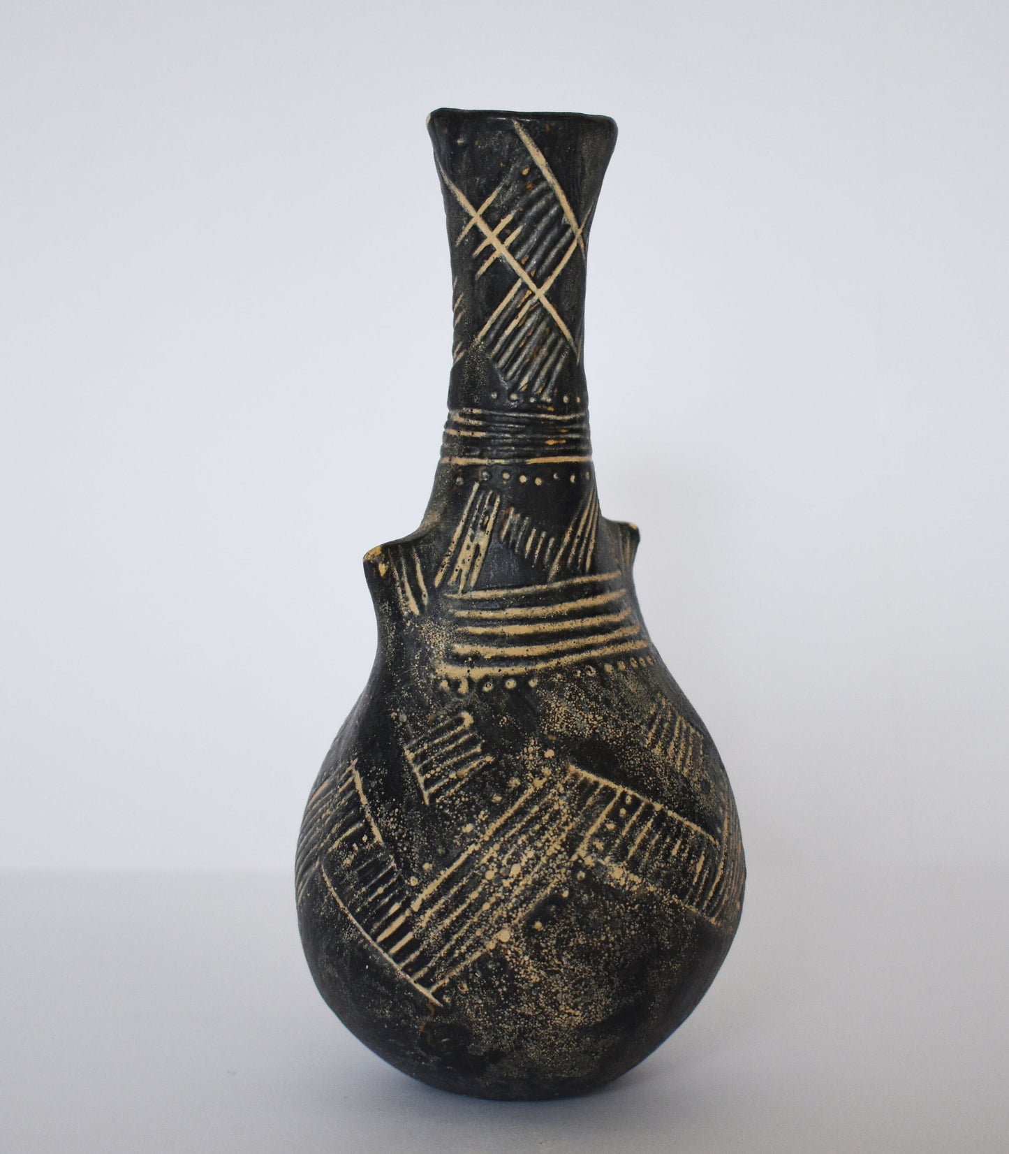 Long Neck Vessel - Cypriot - 1800 BC - Museum Reproduction - Ceramic Artifact