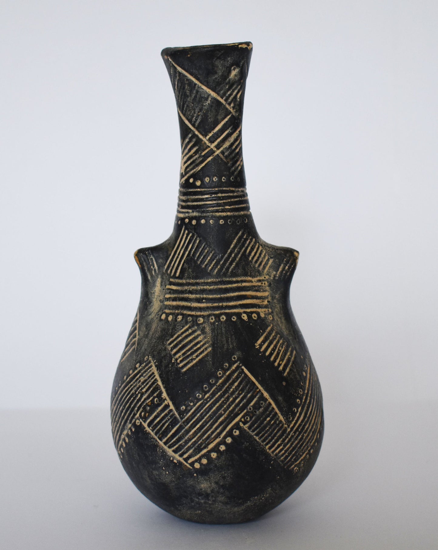 Long Neck Vessel - Cypriot - 1800 BC - Museum Reproduction - Ceramic Artifact