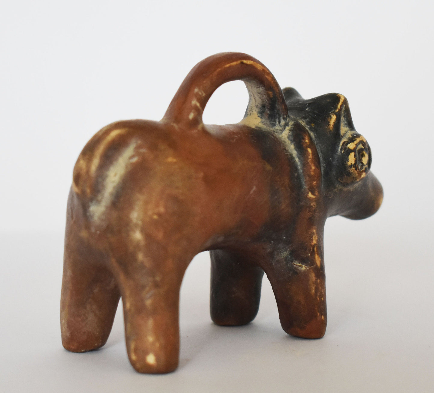 Idol of a Pig - Mycenae - 1100 BC - Symbol of Abundance, Courage, Generosity - Miniature - Museum Reproduction - Ceramic Artifact
