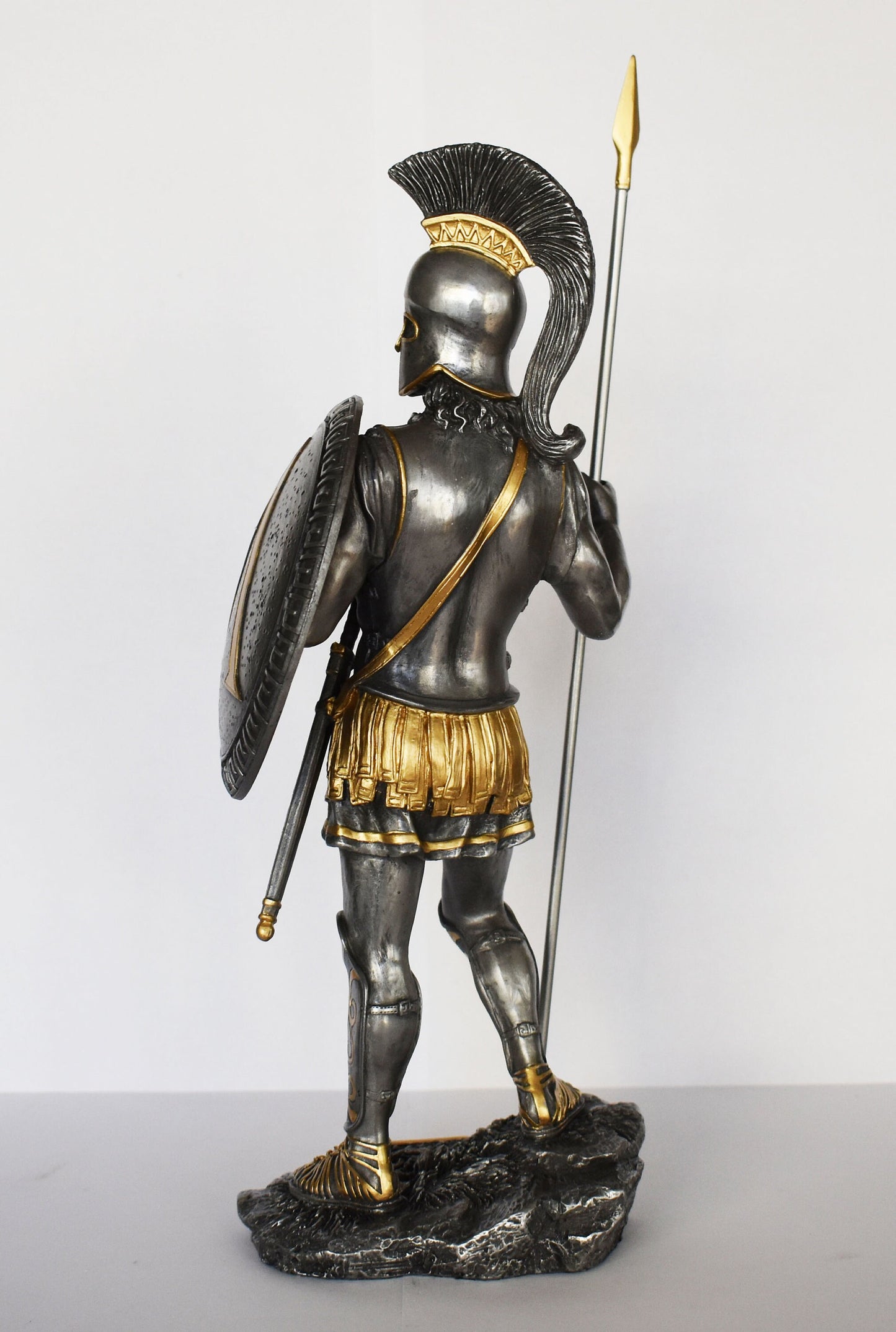 Spartan Hoplite - King Leonidas and 300 - Battle of Thermopylae - 480 BC - Greeks against Persians - Cold Cast Tin Resin