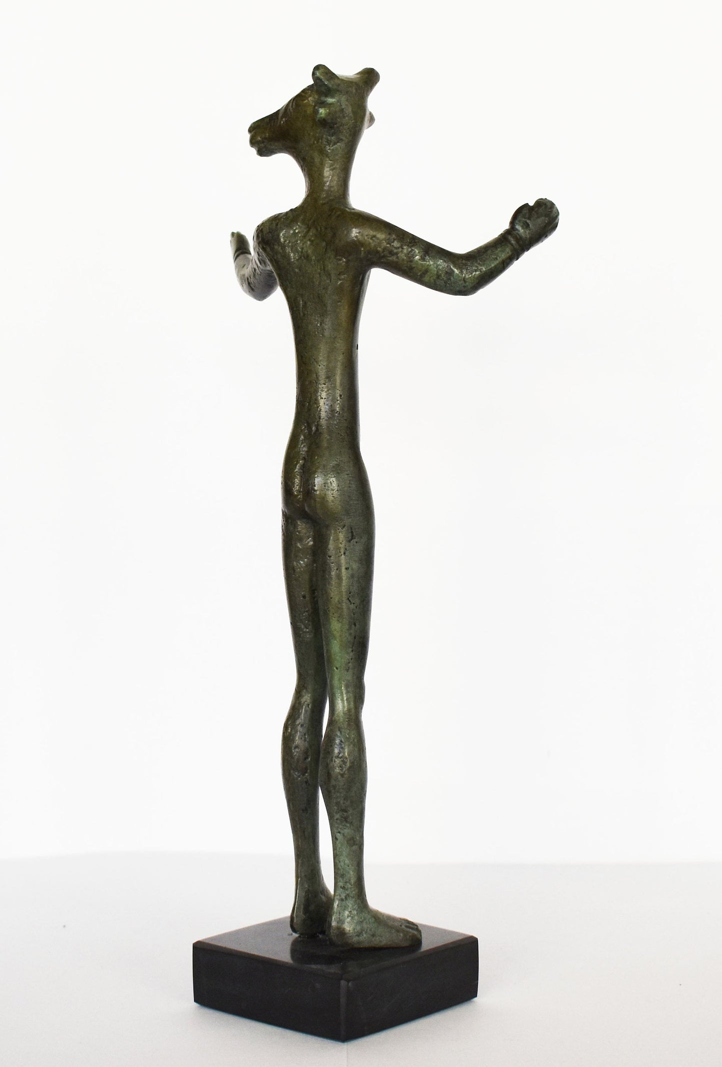 Minotaur - Mythical Creature, Half-Man, Half-Bull - Fierce and Strong - Labyrinth,King Minos,Theseus - Marble Base - pure Bronze Sculpture