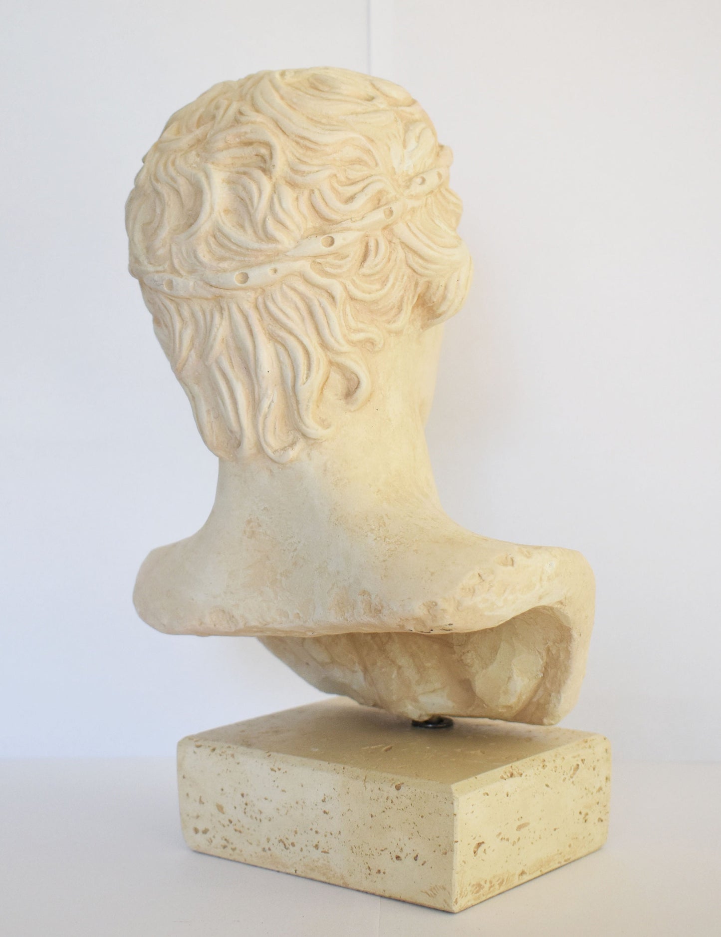 Antinous - Antinoos - An Ancient Love Story with Roman Emperor Hadrian over the Centuries - Museum Reproduction - Head Bust