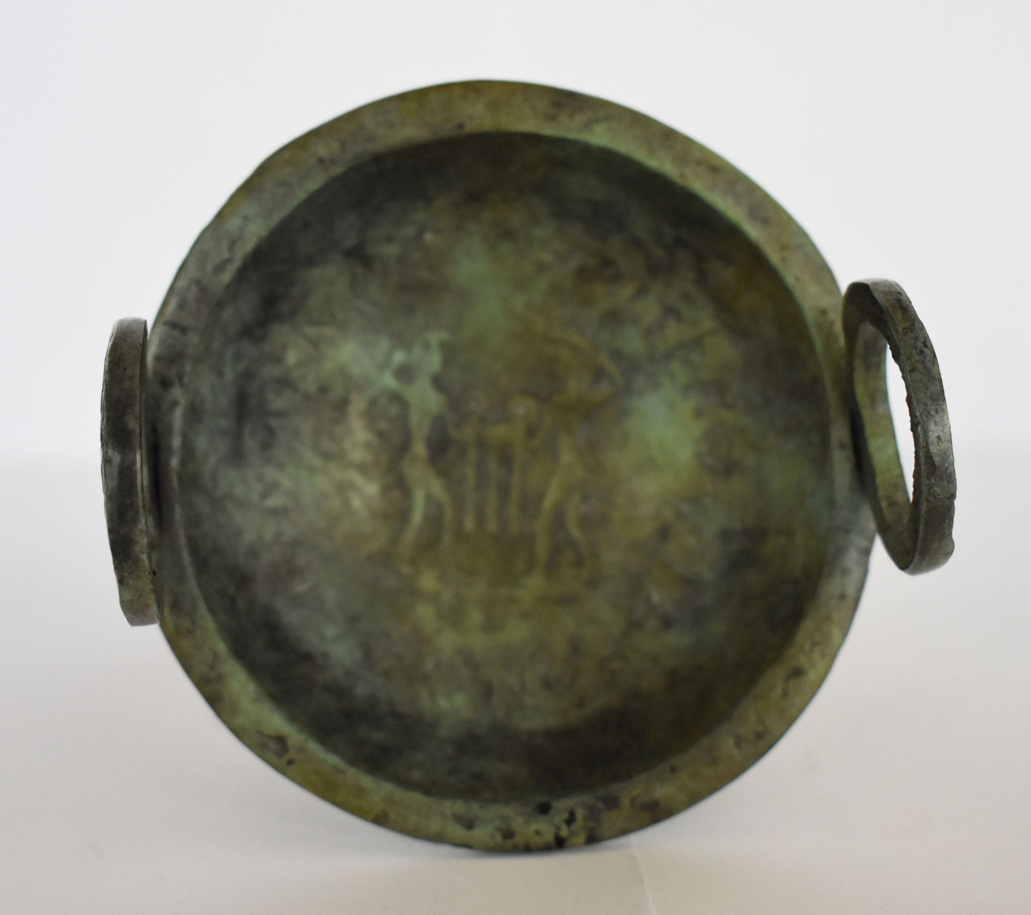 Sacrificial Tripod - Religious Furniture - Offerings or other Ritual Procedures - Small - pure Bronze artifact