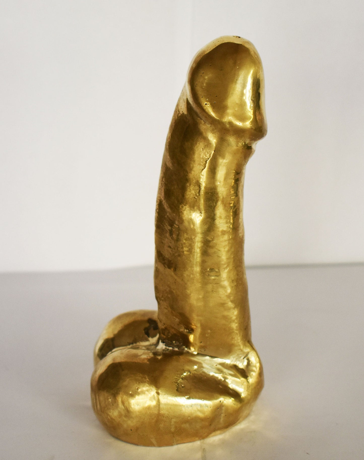 Ancient Greek Phallus - Symbol of Good Fortune, Protected People and Sent Away Evil - pure bronze statue