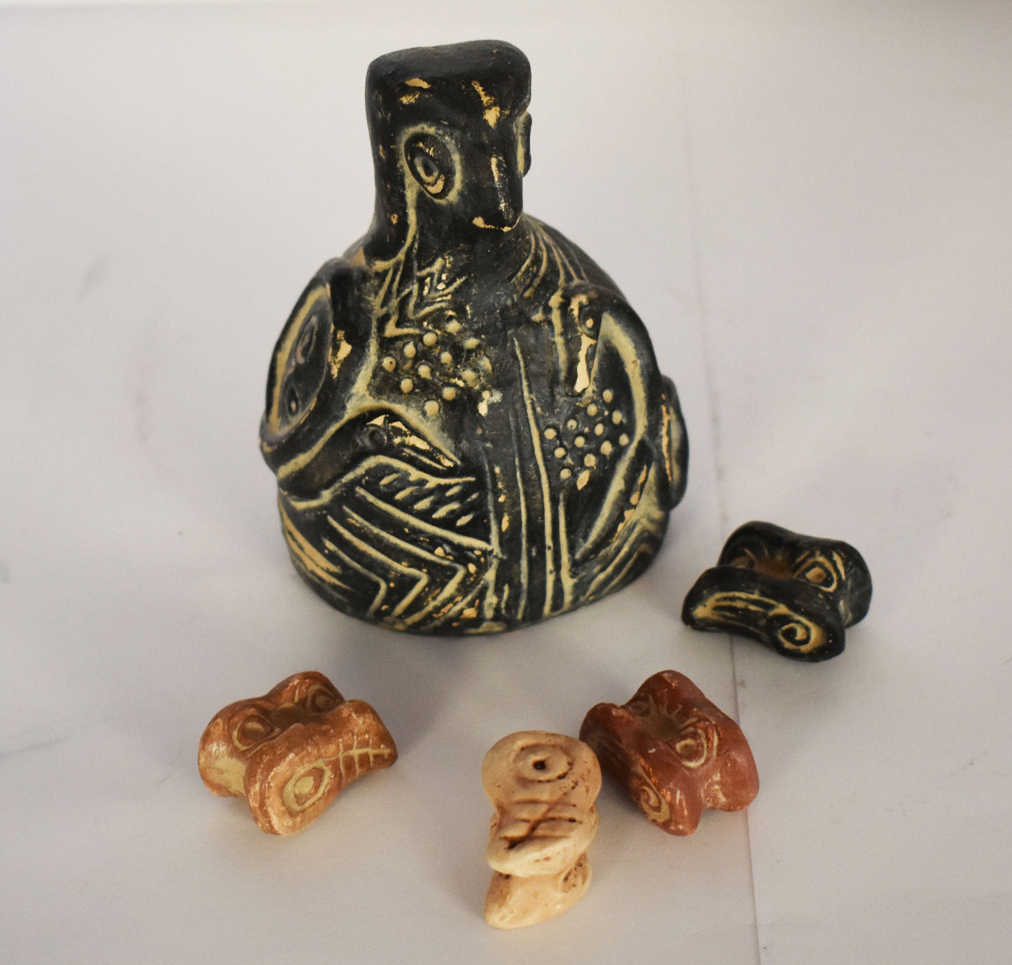 Sibyl - Fortune Telling Game - Inspired by Ancient Greek History and Mythology - With Instructions for Use - Ceramic Artifact