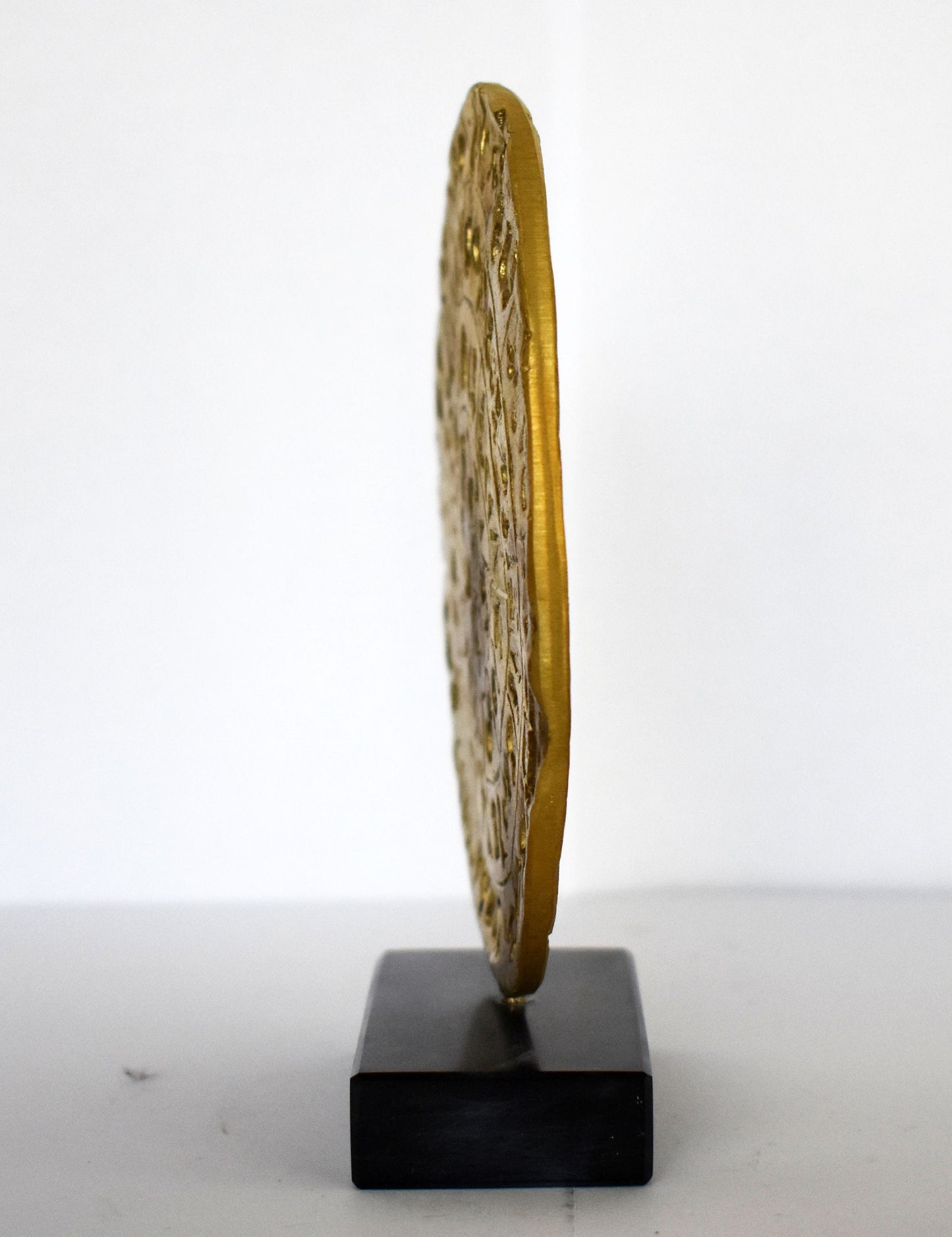 Phaistos Disc - Minoan Bronze Age - 2000 BC - A Lost Message from Ancient Greece - Crete Island - Museum Reproduction - pure bronze statue