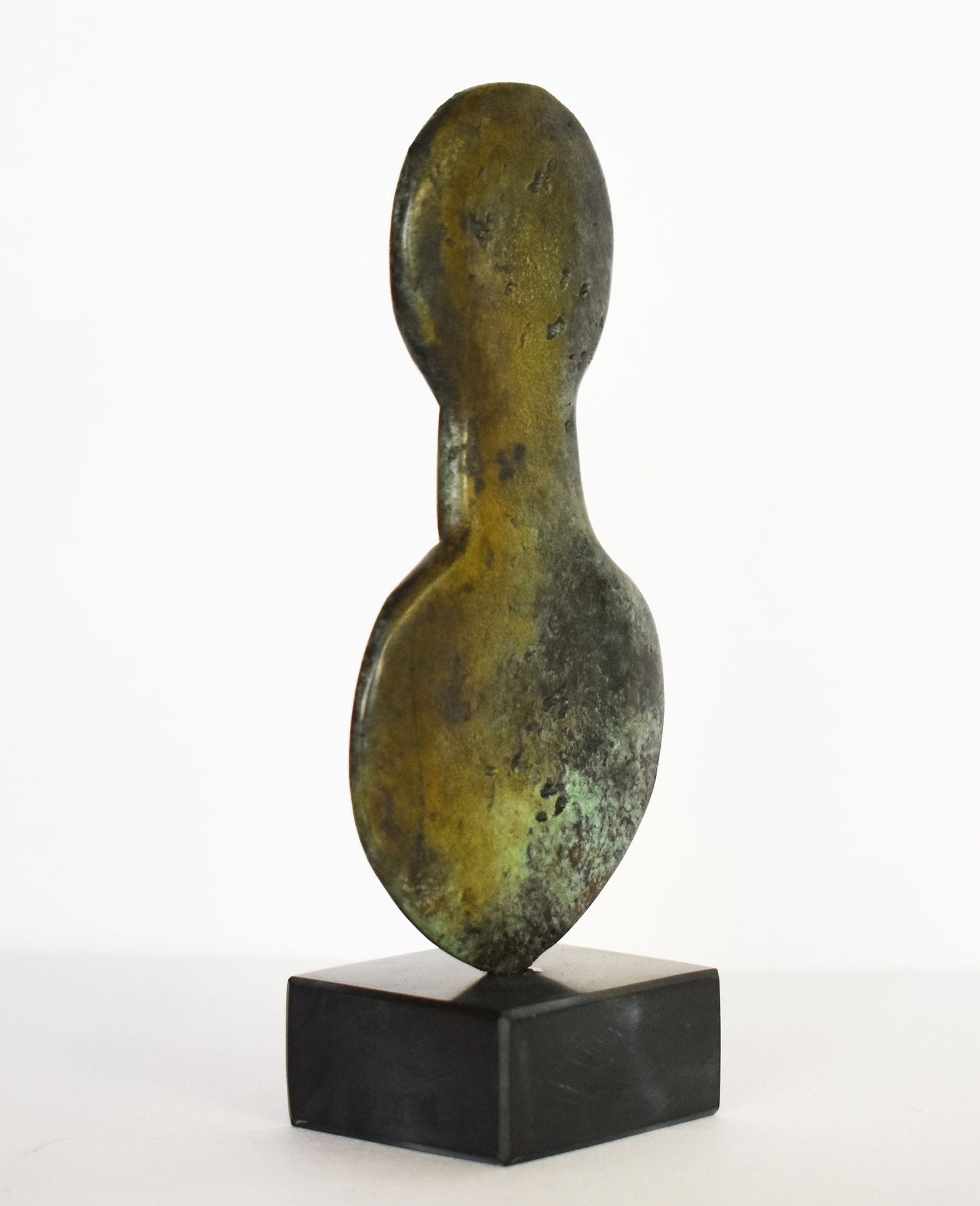 Violin-shaped Idol - Figure from Keros island - Miniature - pure Bronze statue