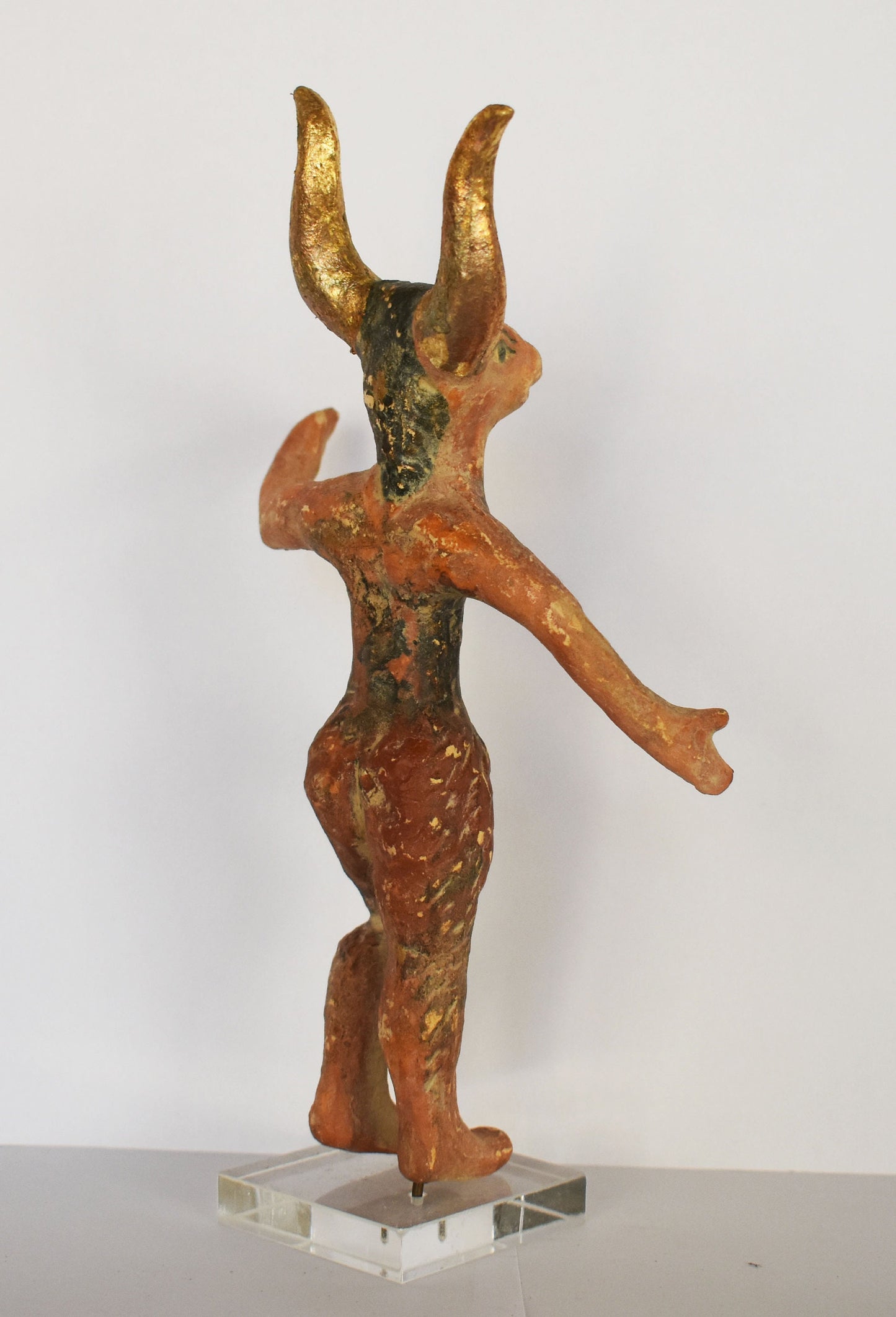 Minotaur - Mythical Creature, Half-Man, Half-Bull - Fierce and Very Strong - Labyrinth, King Minos, Crete, Theseus - Ceramic Artifact