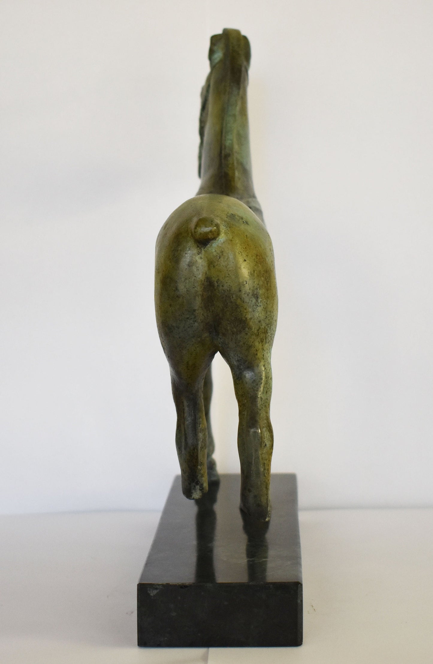 Ancient Greek Horse - Athens, Attica - 500 BC - Marble Base - Symbol of Wealth and Prosperity - Pure Bronze Sculpture