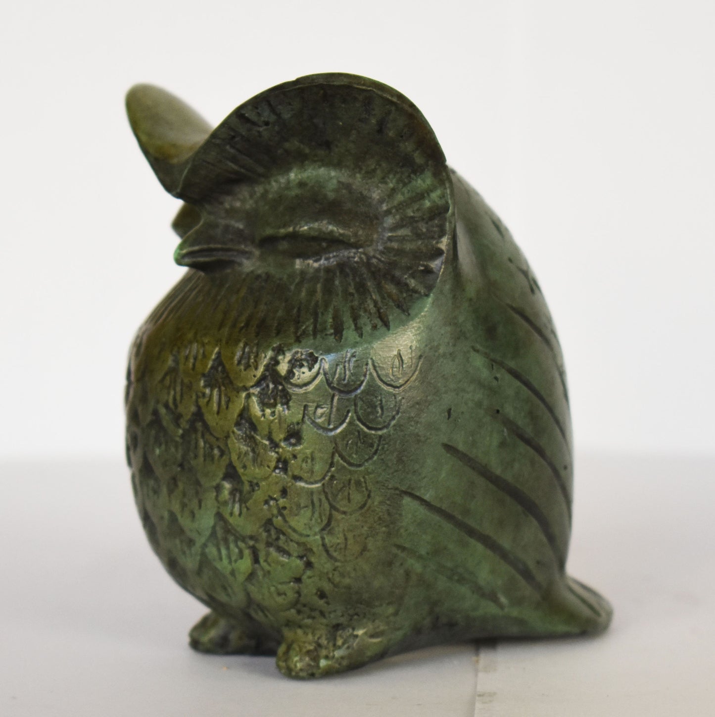 Owl of Wisdom and Intelligence - Symbol of Goddess Athena Minerva - Athens - Ancient Greece - Museum Replica - Pure Bronze  Statue