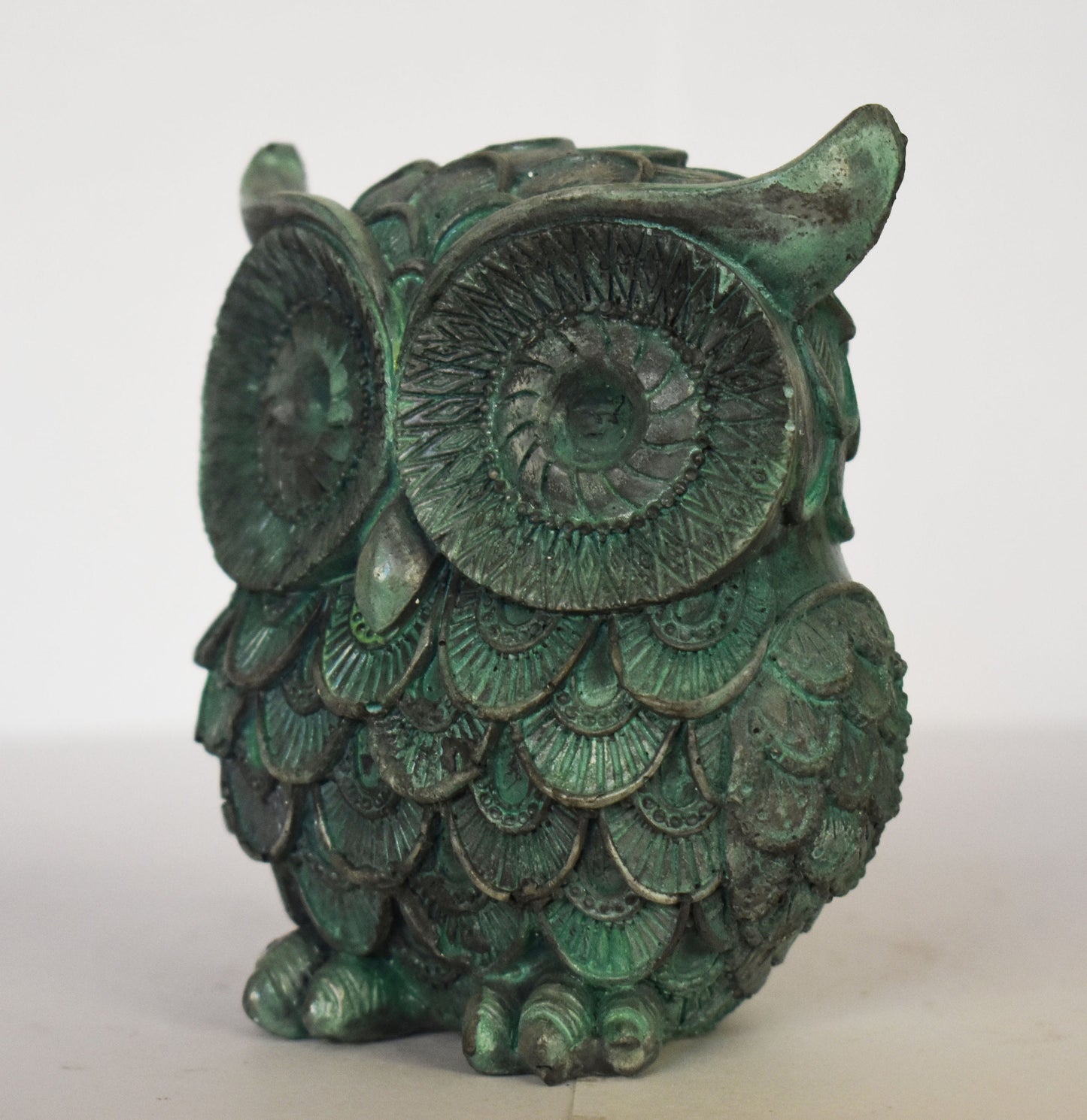 Owl of Goddess Athena - represent the literal wisdom and knowledge of Athena in her role as a goddess of wisdom - Casting Stone Statue