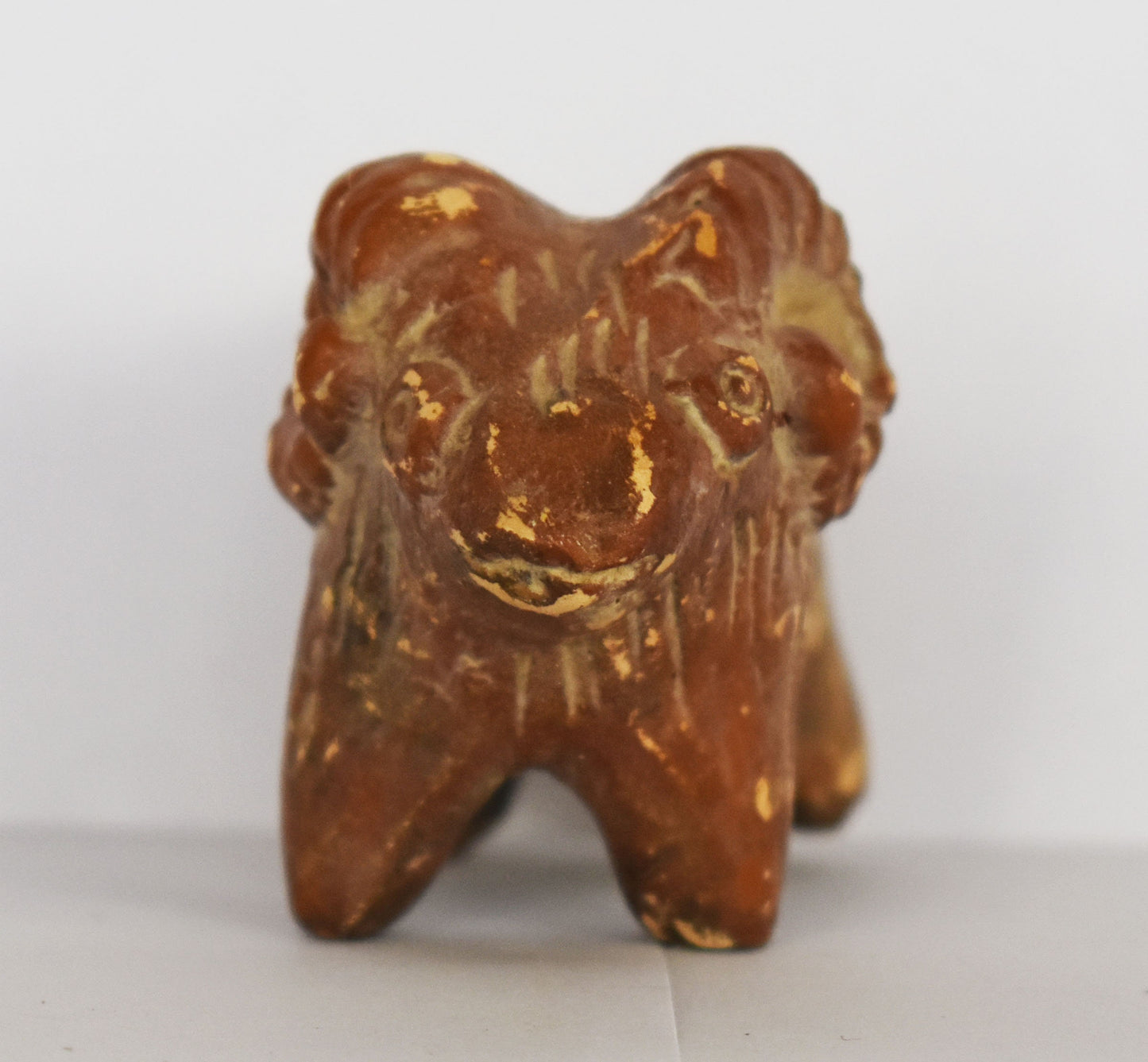 Bull figurine - Mycenaean - 1100 BC - Symbol of Rebirth, Wealth and Abundance - Miniature - Museum Reproduction - Ceramic Artifact