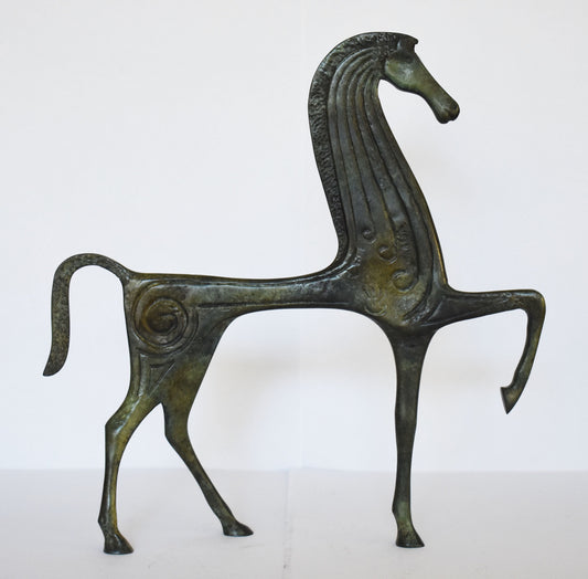 Ancient Greek Horse - Symbol of Wealth and Prosperity- Small - Bronze Sculpture
