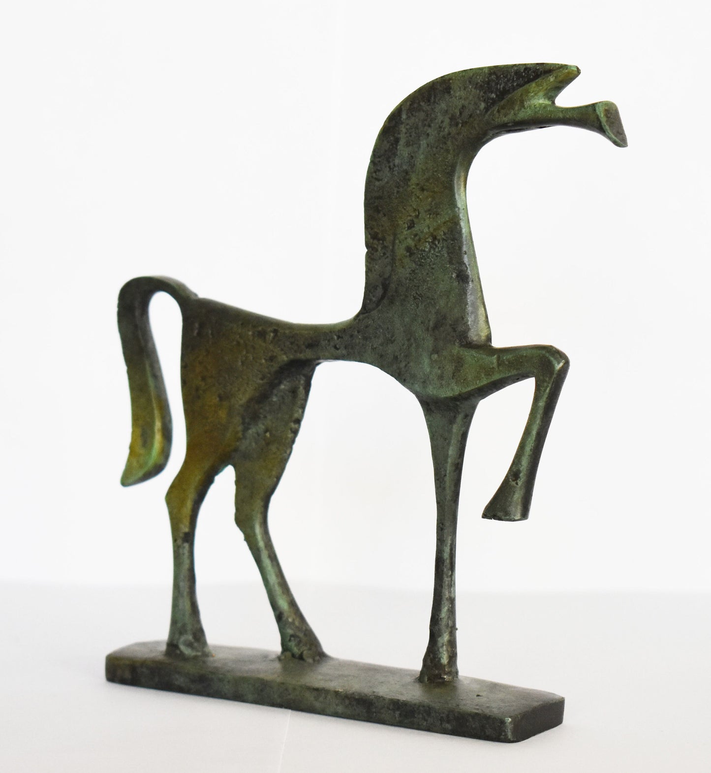 Horse - Ancient Greek - Symbol of Wealth and Prosperity- Pure Bronze Statue