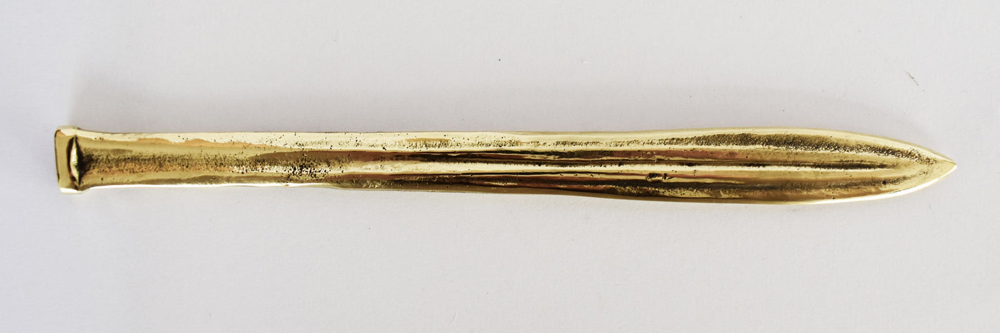 Head of Spartan Spear - Dory - King Leonidas - 300 - Battle of Thermopylae - 480 BC - RepIica - Letter Opener - Pure Bronze Statue