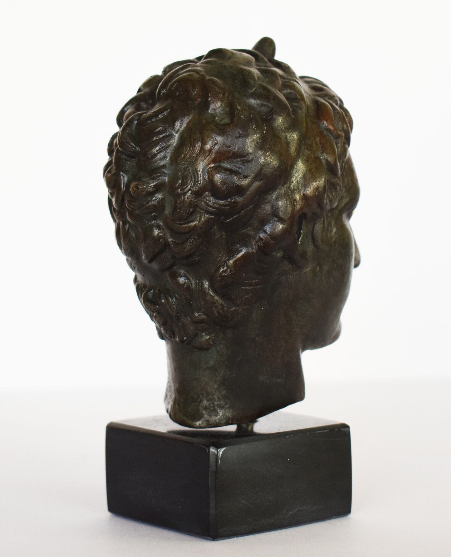 The Marathon Boy or Ephebe of Marathon - National Archaeological Museum of Athens - Small - Reproduction - Head Bust - Bronze Color Effect